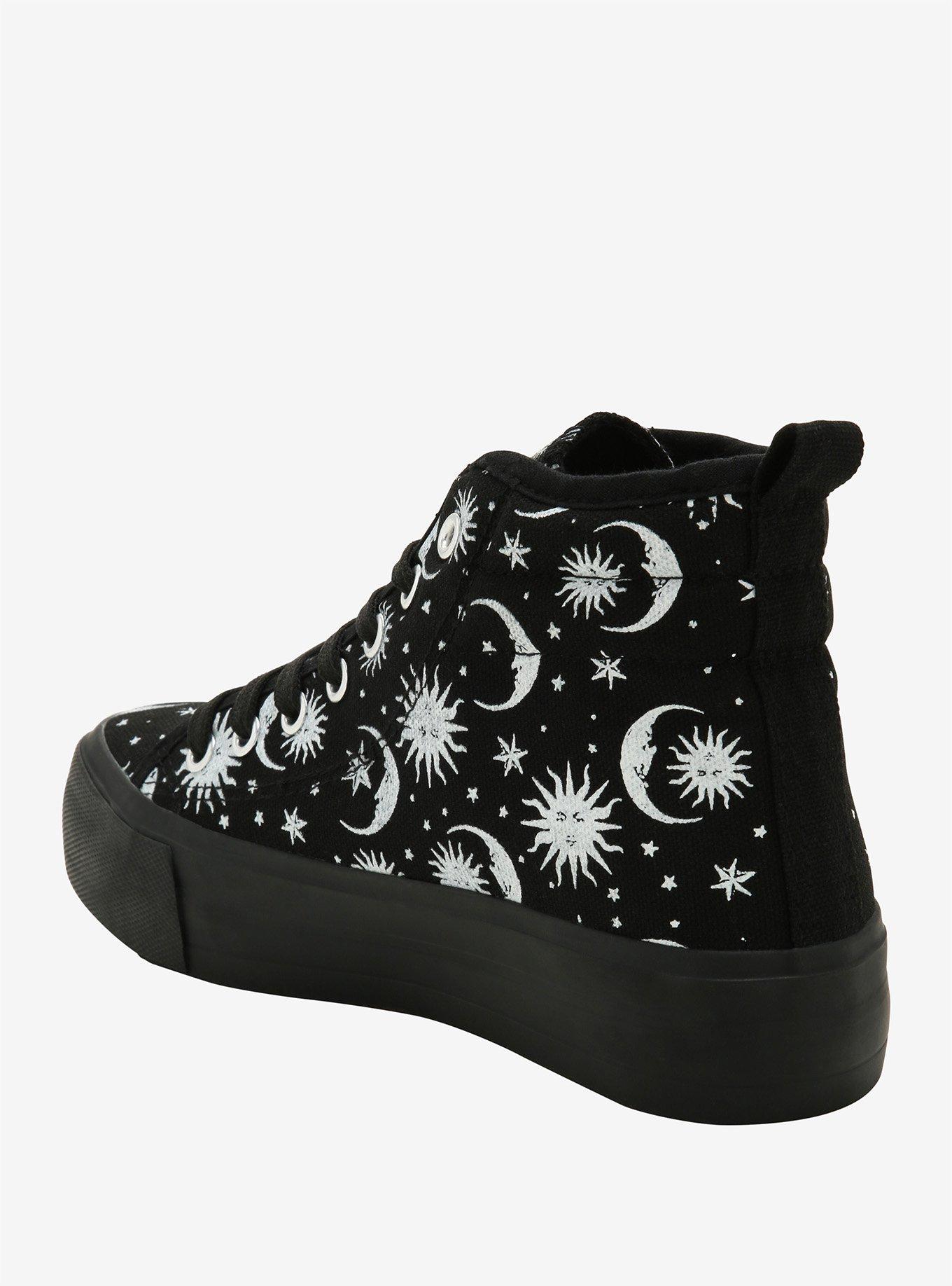 High Top Sneakers - Deer Celestial #101