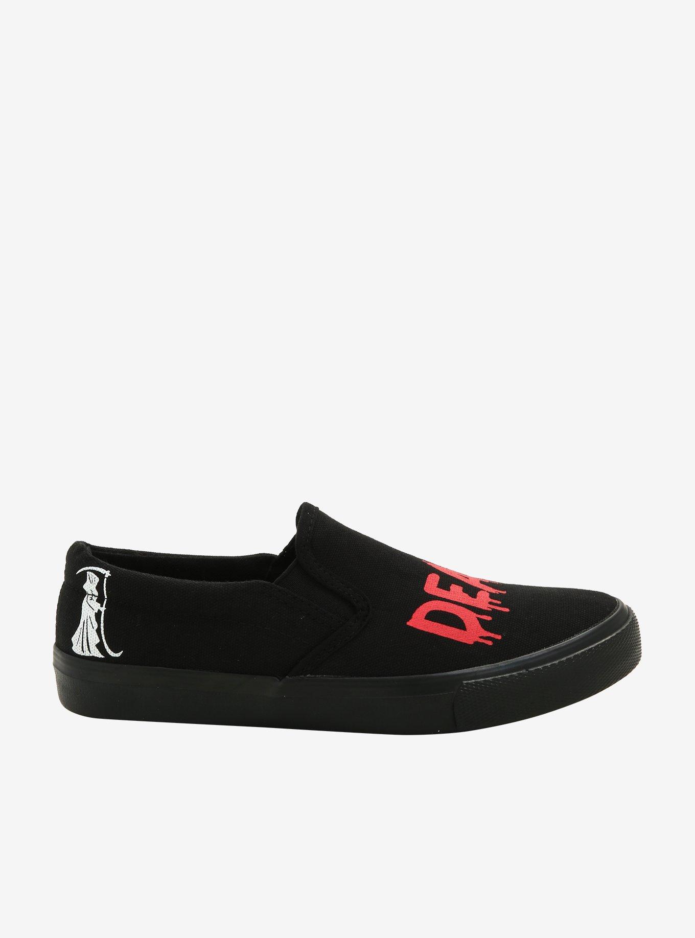 Dead Inside Reaper Slip-On Sneakers, MULTI, alternate