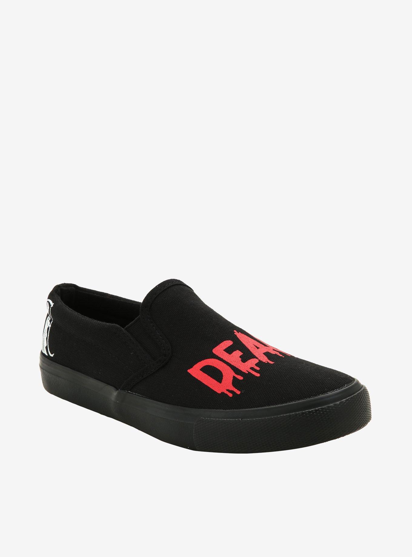 Dead Inside Reaper Slip-On Sneakers, MULTI, alternate