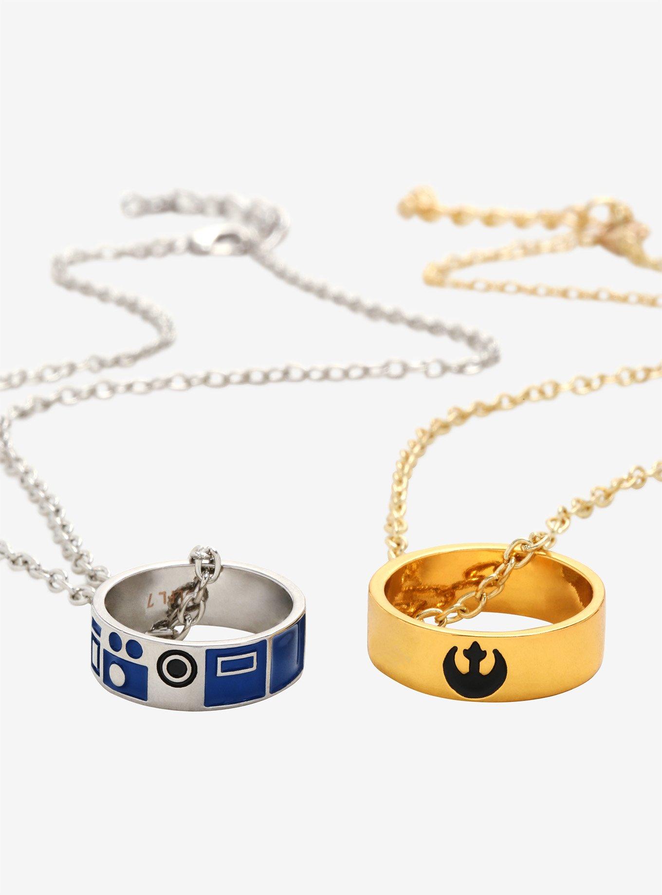 Star Wars Best Friend Ring Necklace Set, , alternate