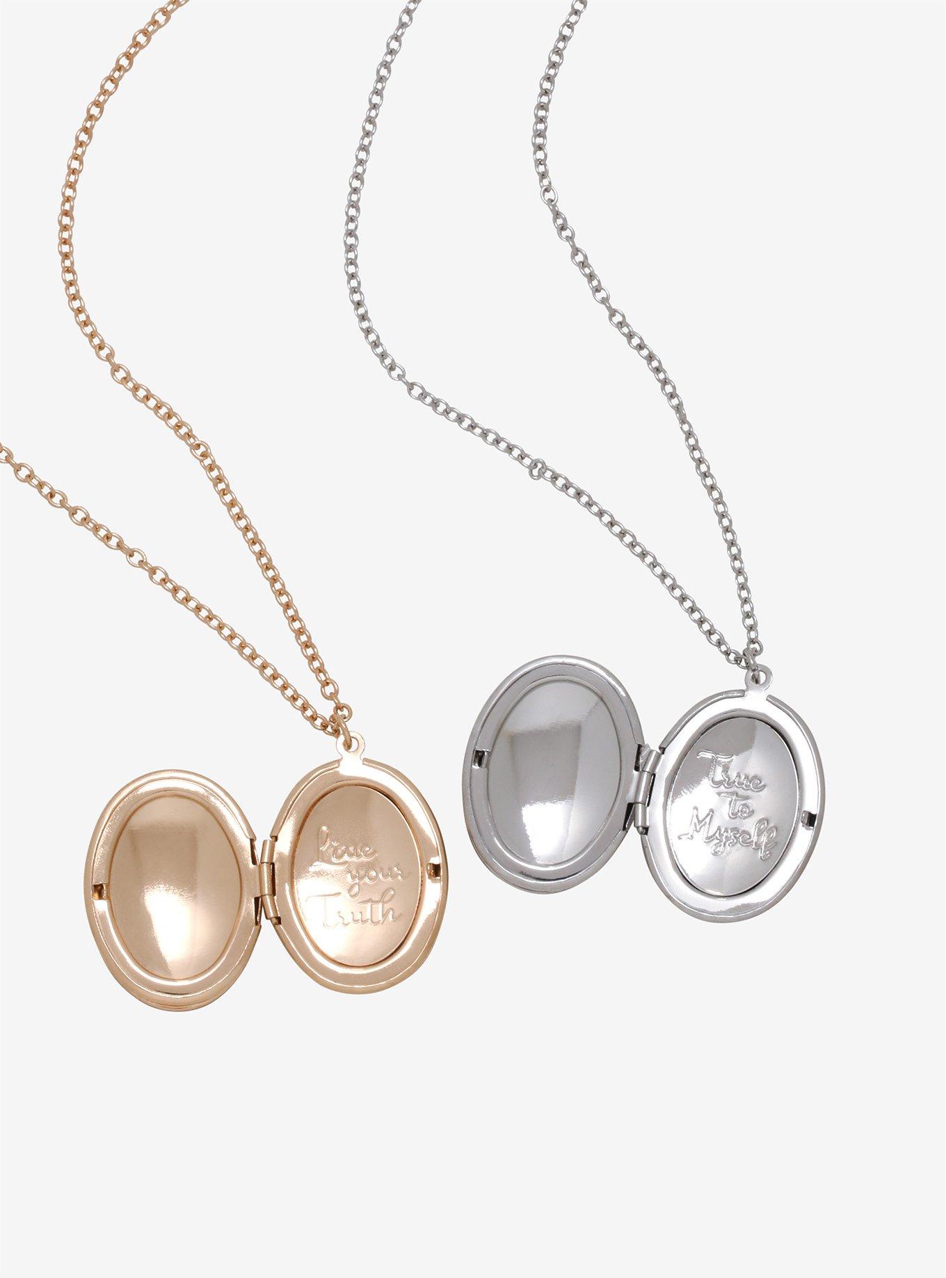 Her Universe Disney Frozen 2 Best Friend Locket Necklace Set, , alternate