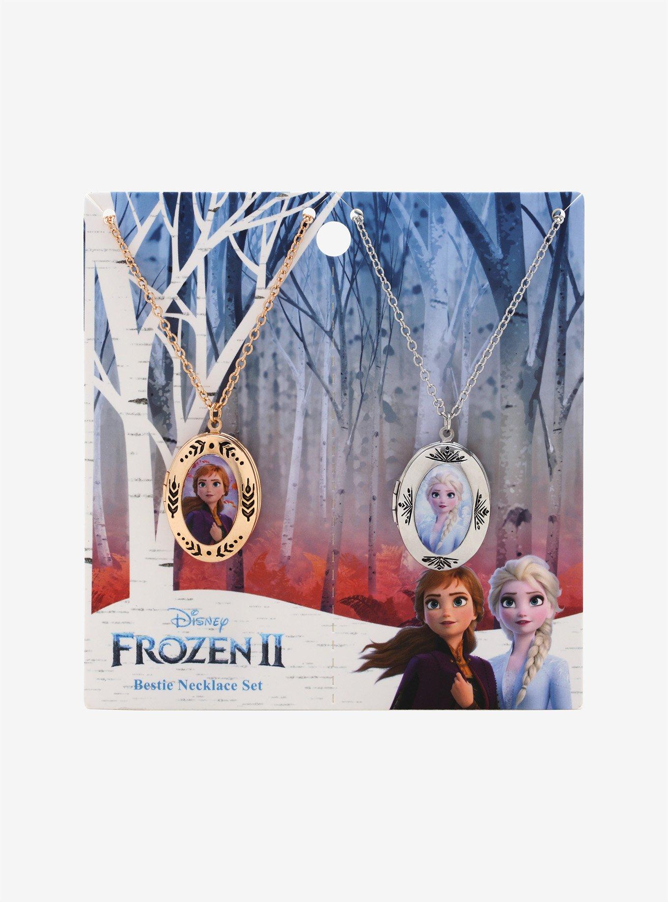 Her Universe Disney Frozen 2 Best Friend Locket Necklace Set, , alternate