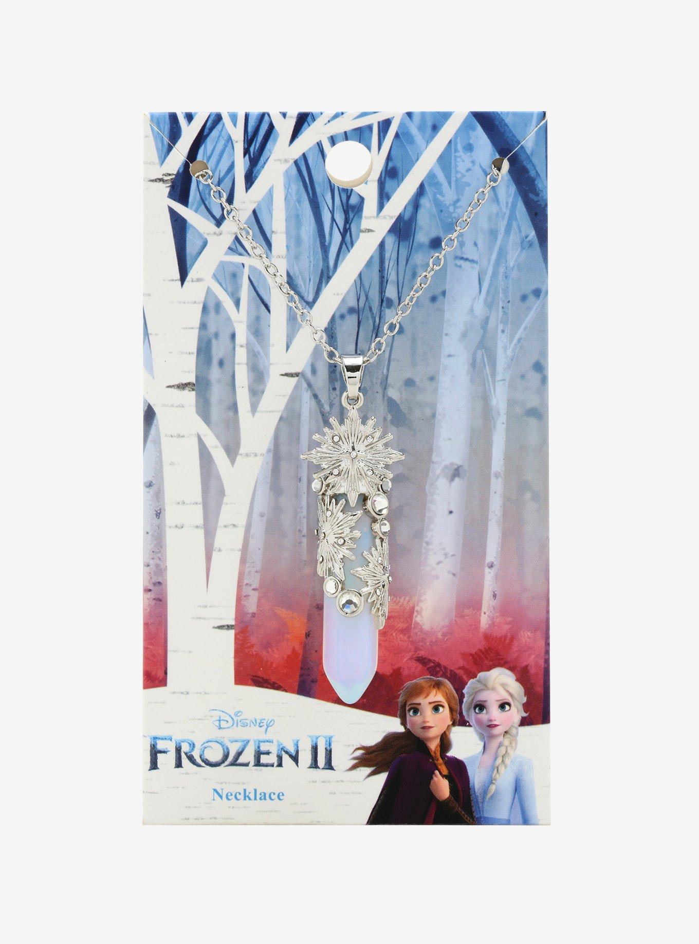 Her Universe Disney Frozen 2 Snowflake Crystal Necklace, , alternate
