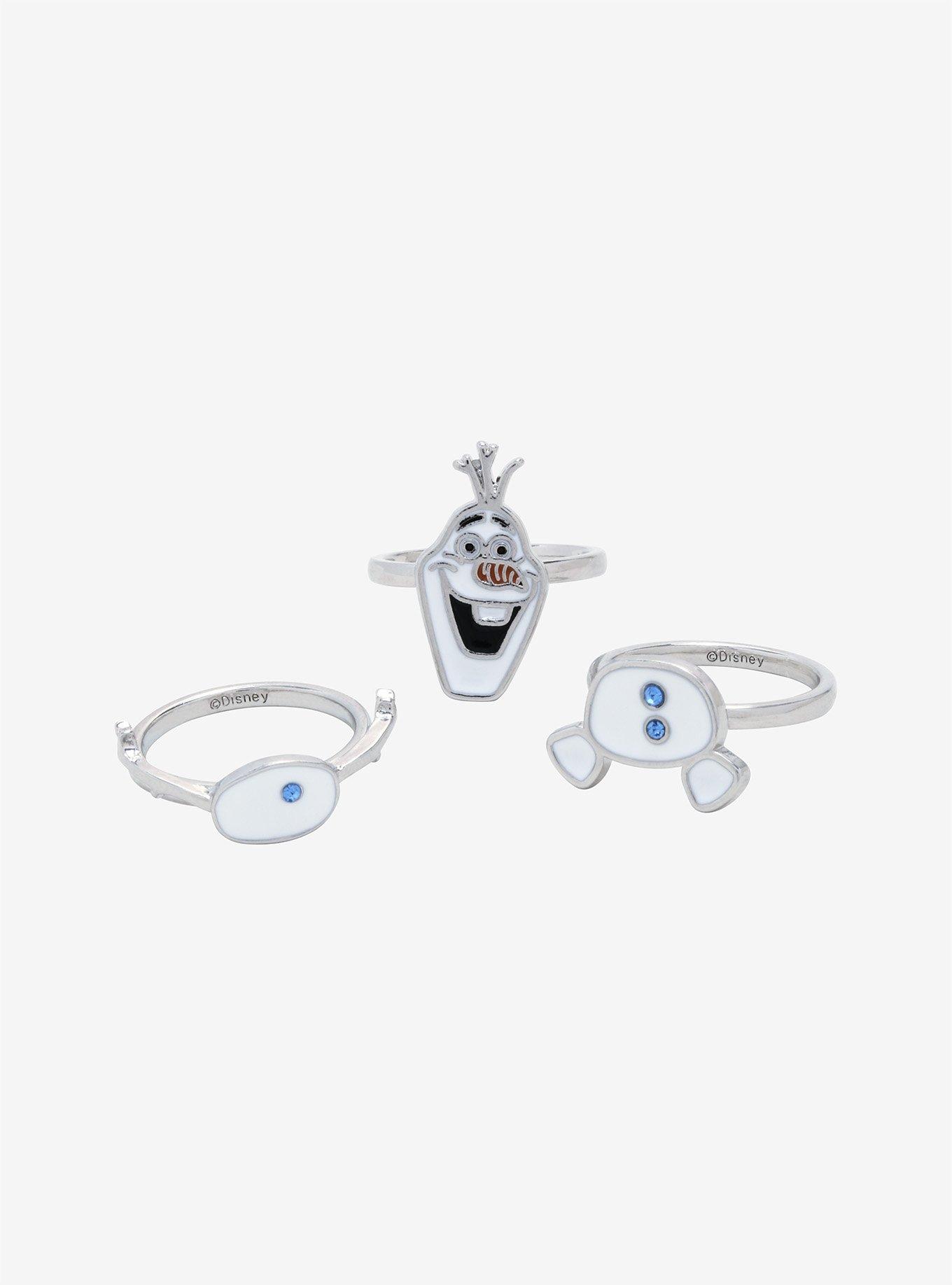 Her Universe Disney Frozen 2 Olaf Stackable Ring Set, , alternate