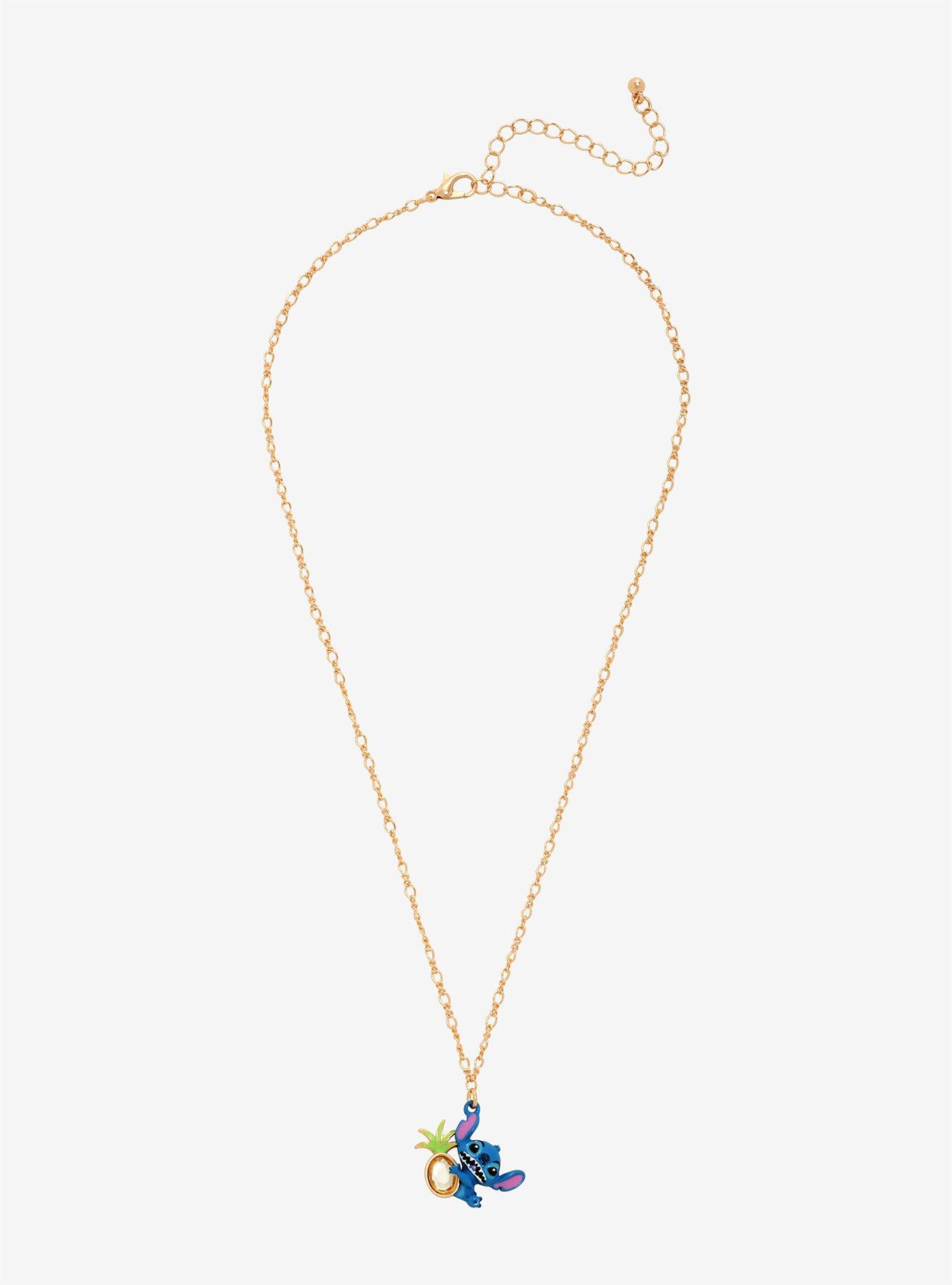 Disney Lilo & Stitch Pineapple Necklace, , alternate