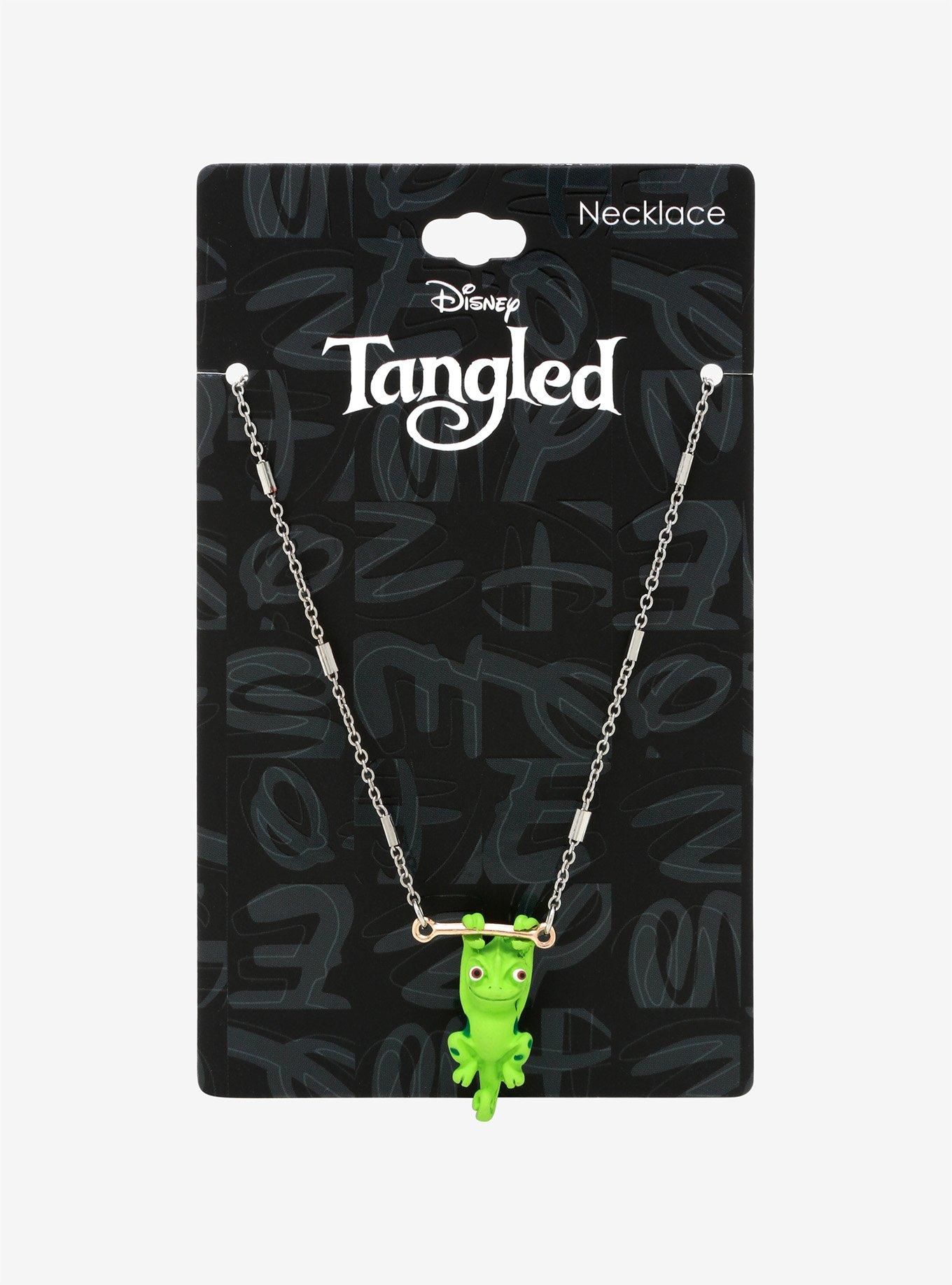 Disney Tangled Pascal Hanging Necklace, , alternate