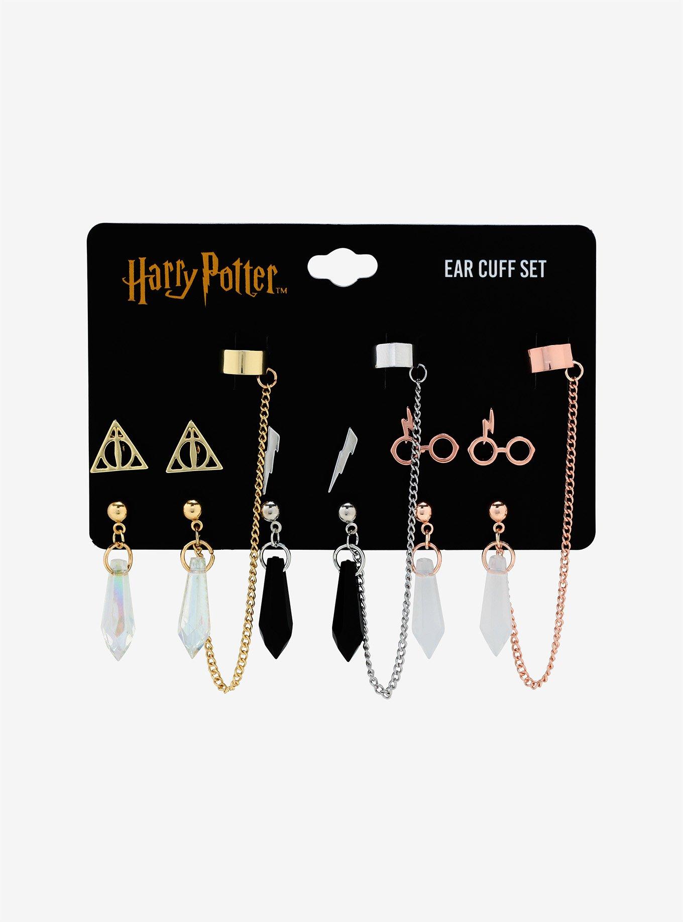 Harry Potter Crystal Cuff Earring Set, , alternate