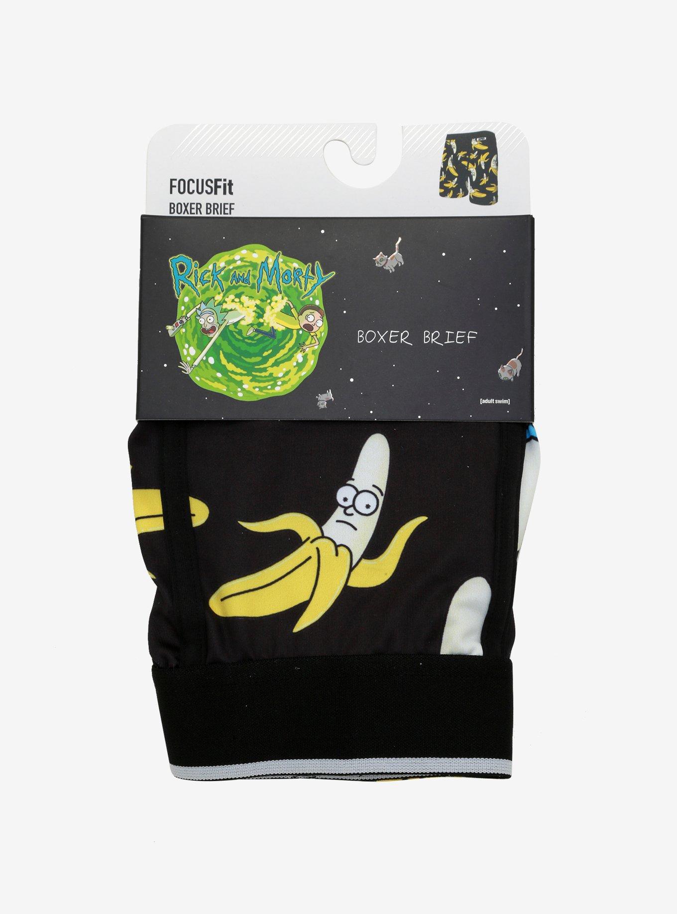Rick And Morty Bananas Boxer Briefs, MULTI, alternate
