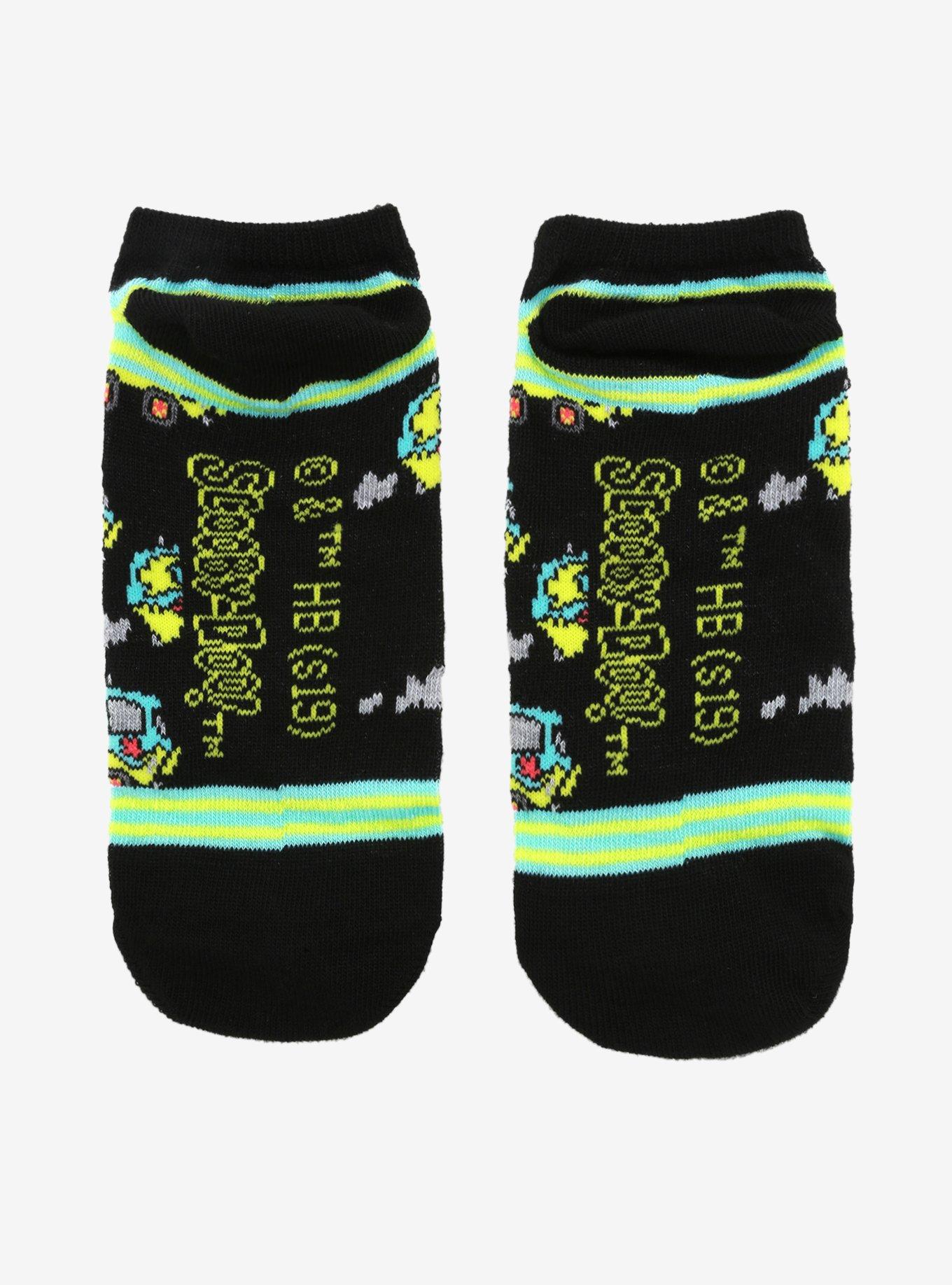 Scooby-Doo Mystery Machine No-Show Socks, , alternate