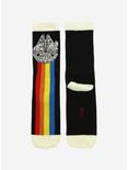Star Wars Millennium Falcon Rainbow Crew Socks, , alternate