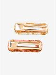 Gold Flecked Hair Clip Set - BoxLunch Exclusive, , alternate