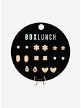 Pearl and Gold Earring Set - BoxLunch Exclusive, , alternate