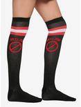 Anti-You Varsity Stripe Over-The-Knee Socks, , alternate
