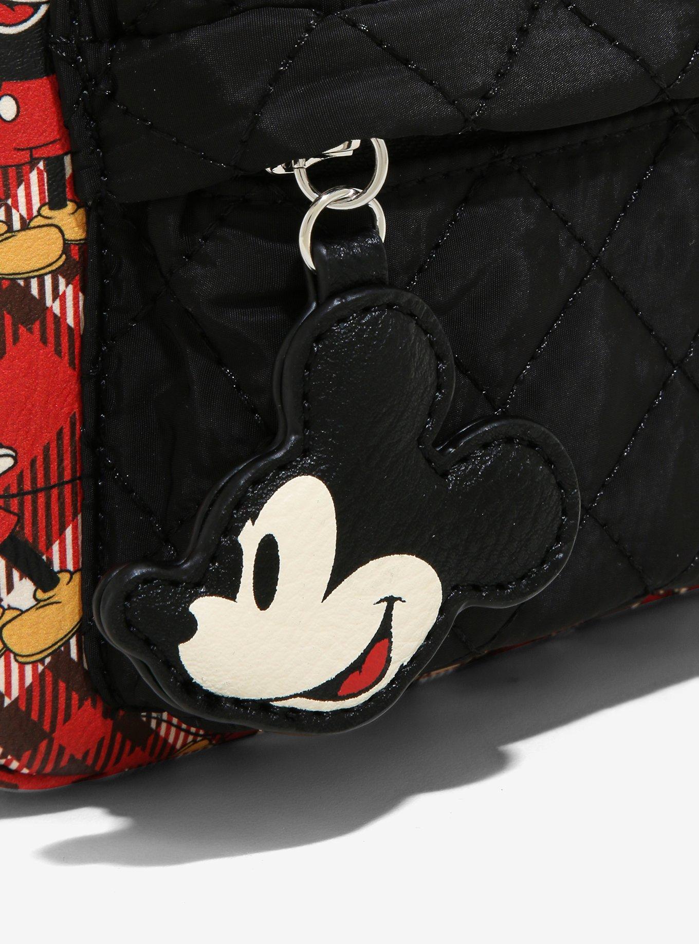 Loungefly Disney Mickey Mouse Plaid Mini Backpack, , alternate
