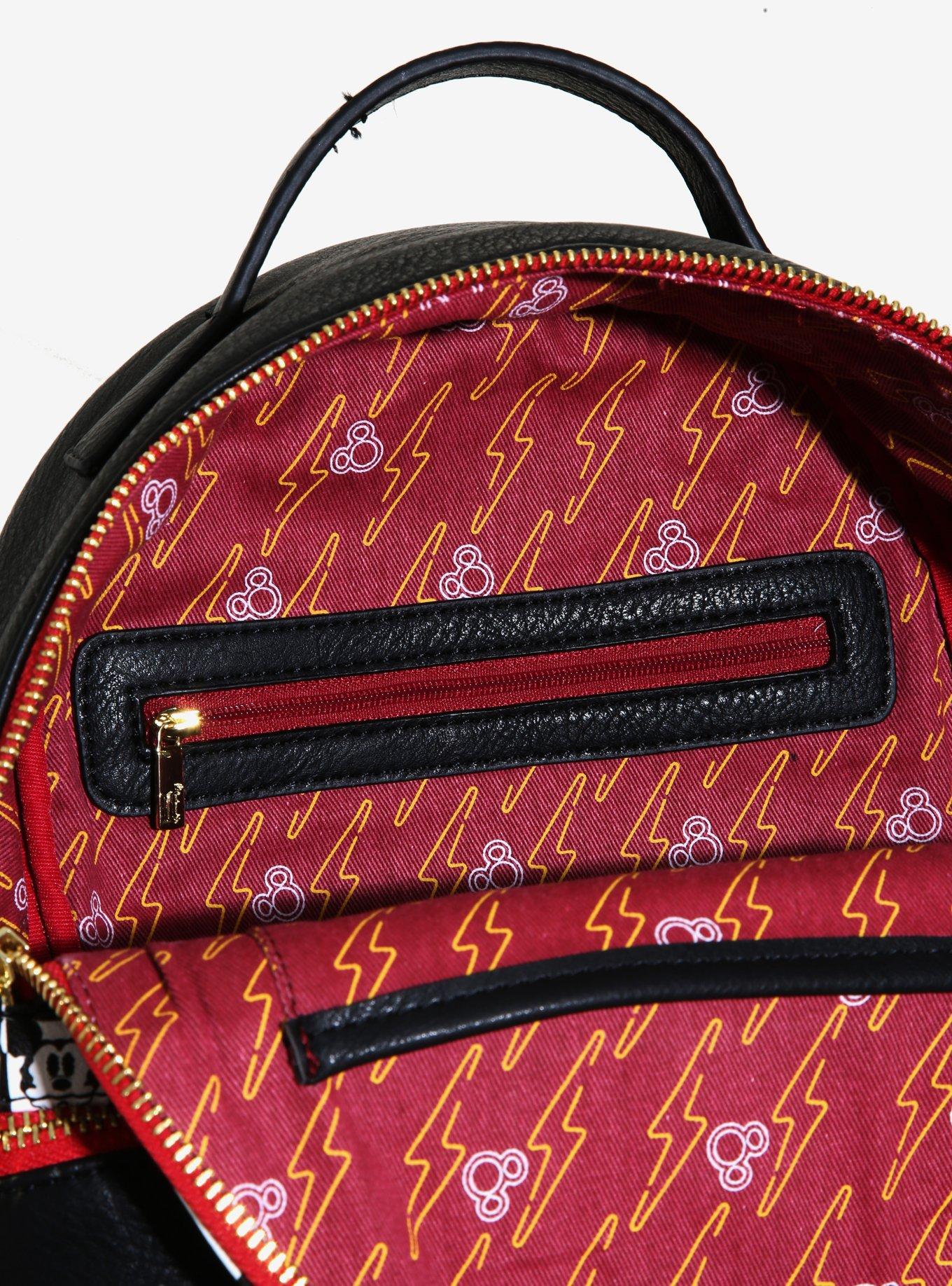 Loungefly Disney Mickey Mouse Checkered Mini Backpack - BoxLunch Exclusive, , alternate