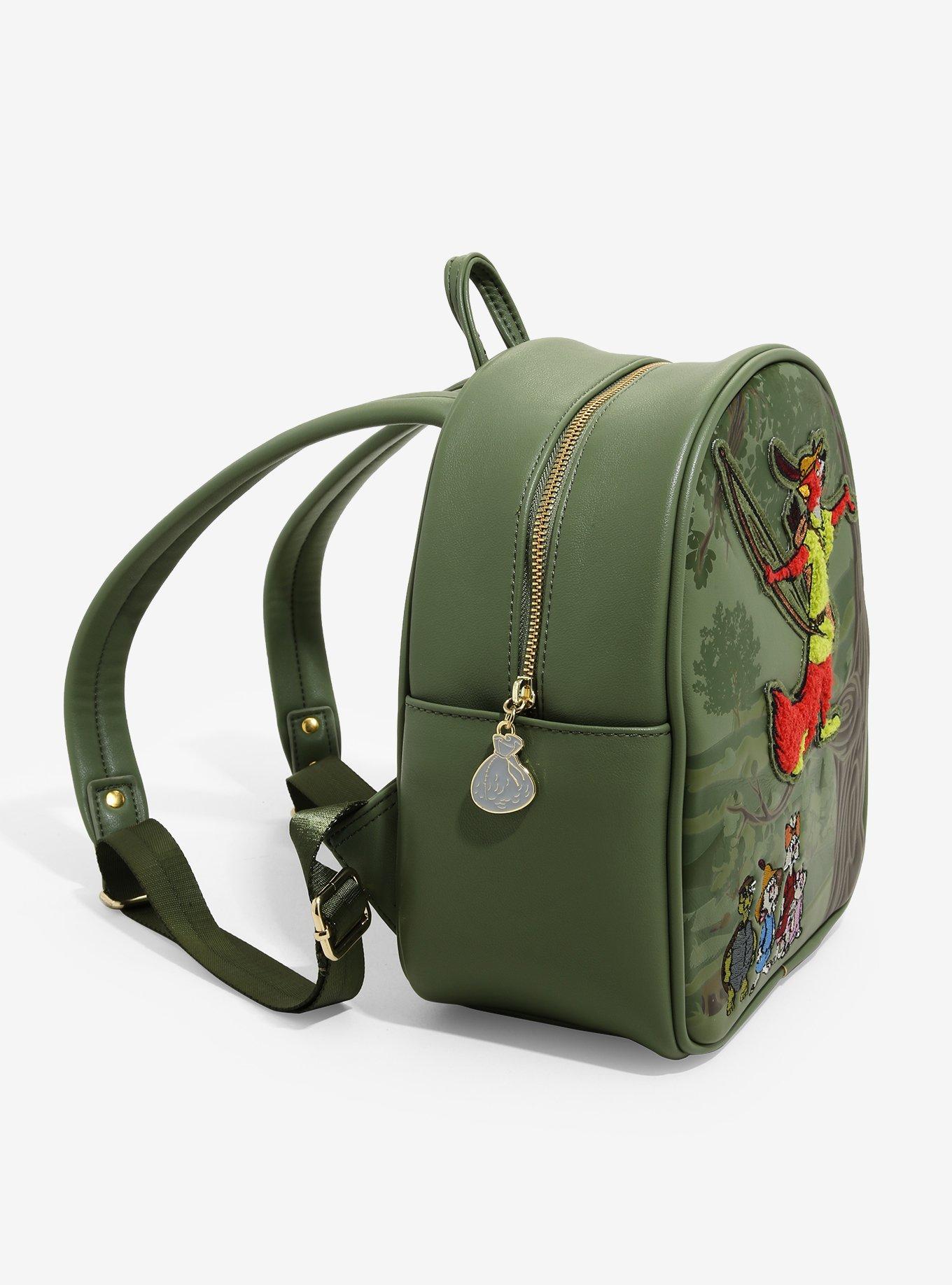 Loungefly Disney Robin Hood Forest Mini Backpack BoxLunch Exclusive BoxLunch