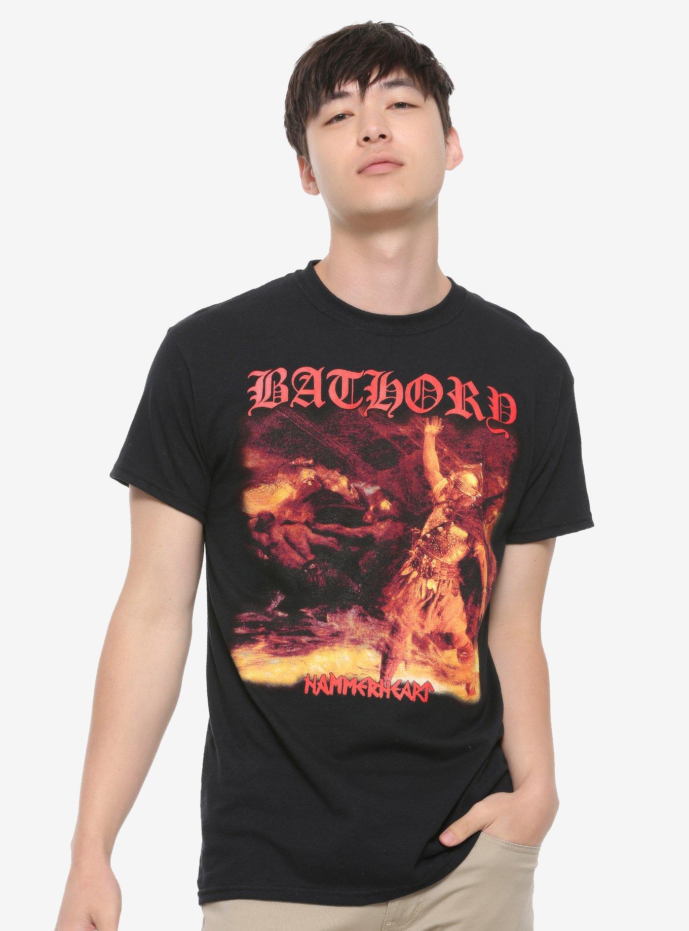 Bathory Hammerheart T-Shirt, BLACK, alternate