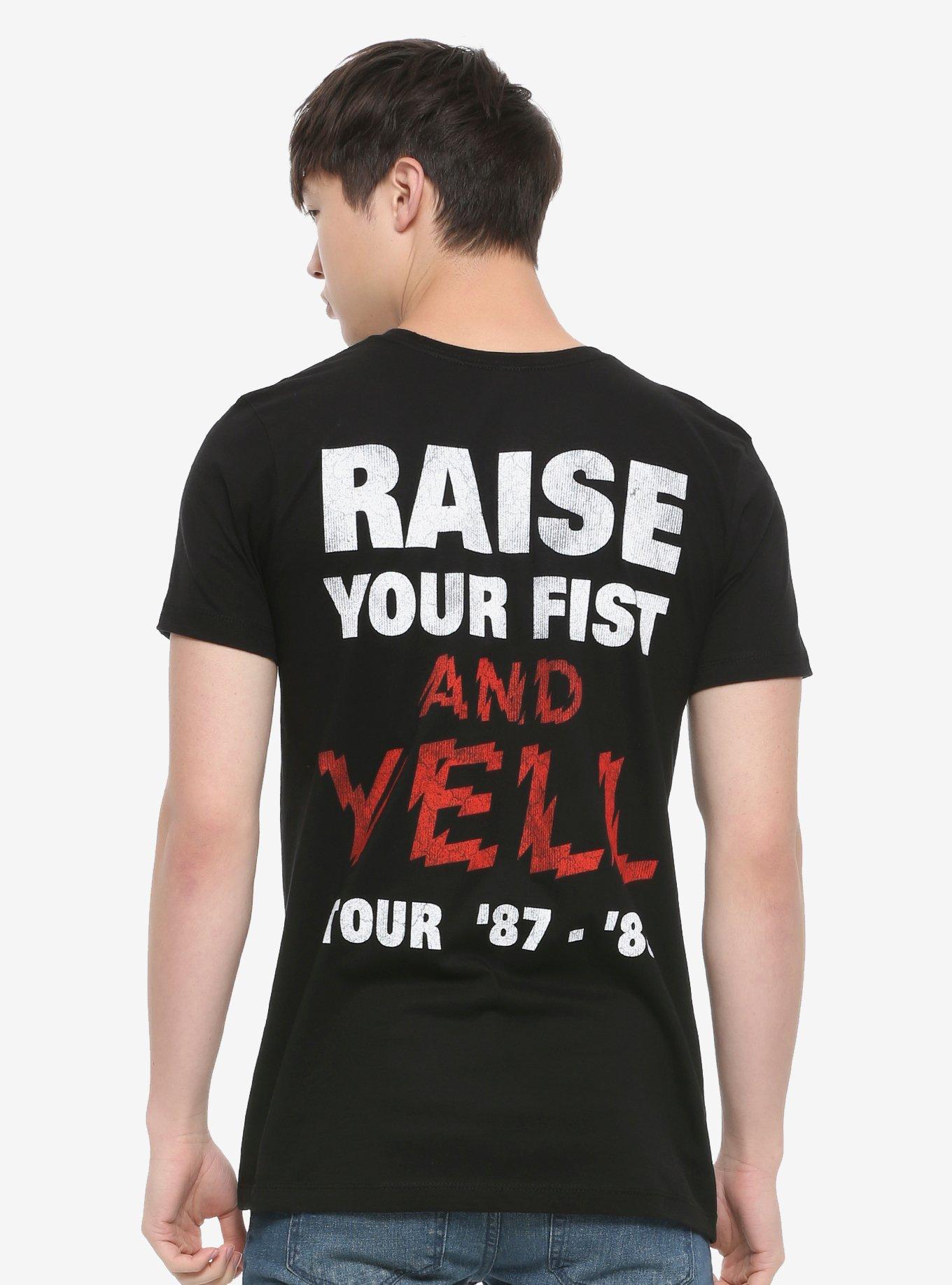Alice Cooper Raise Your Fist & Yell Album Cover T-Shirt, BLACK, alternate