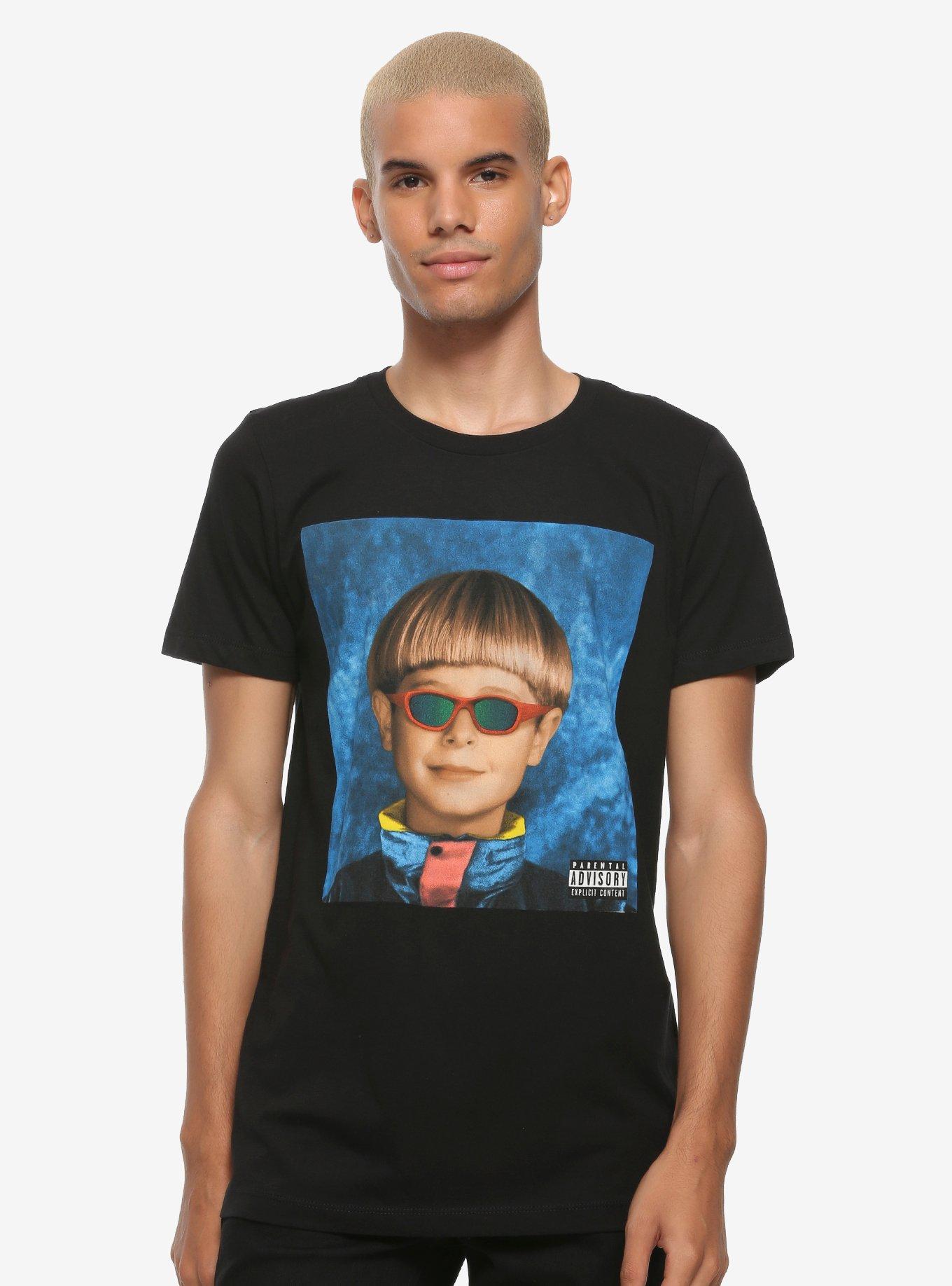 Oliver Tree Alien Boy Album Cover T-Shirt, BLACK, alternate