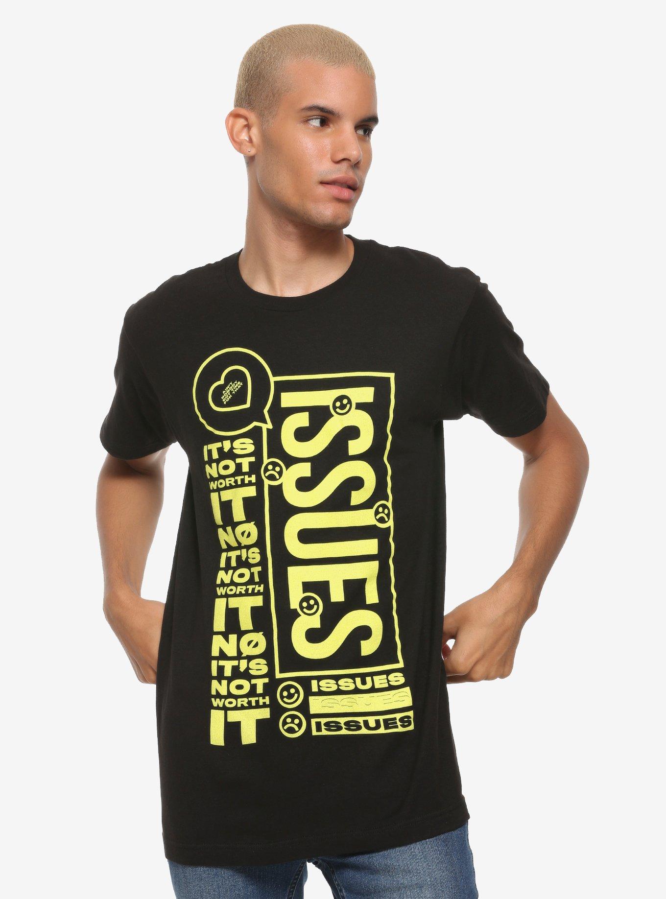 Issues Not Worth It T-Shirt, BLACK, alternate