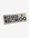 Harry Potter Wizards Welcome Desk Plaque, , alternate