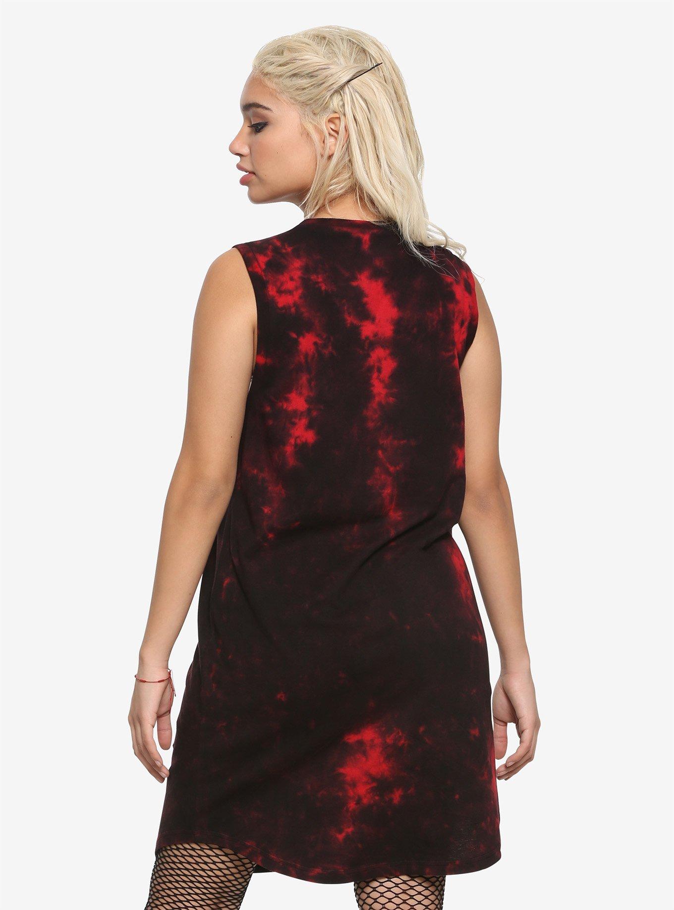 Friday The 13th Tie-Dye T-Shirt Dress, TIE DYE, alternate