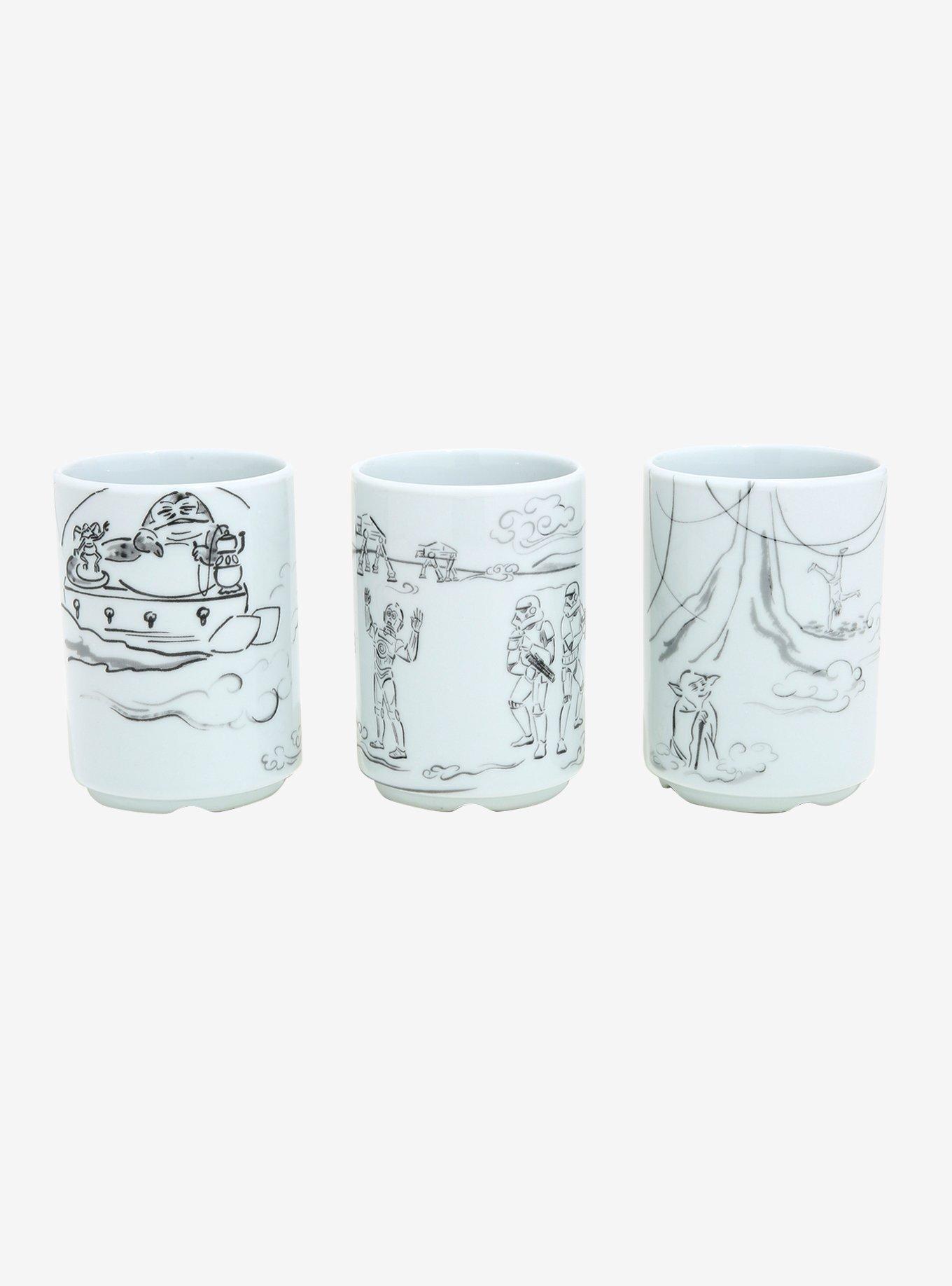 Star Wars Hand-Drawn Teacup Set - BoxLunch Exclusive, , alternate