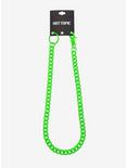 Lime Green 24 Inch Wallet Chain, , alternate
