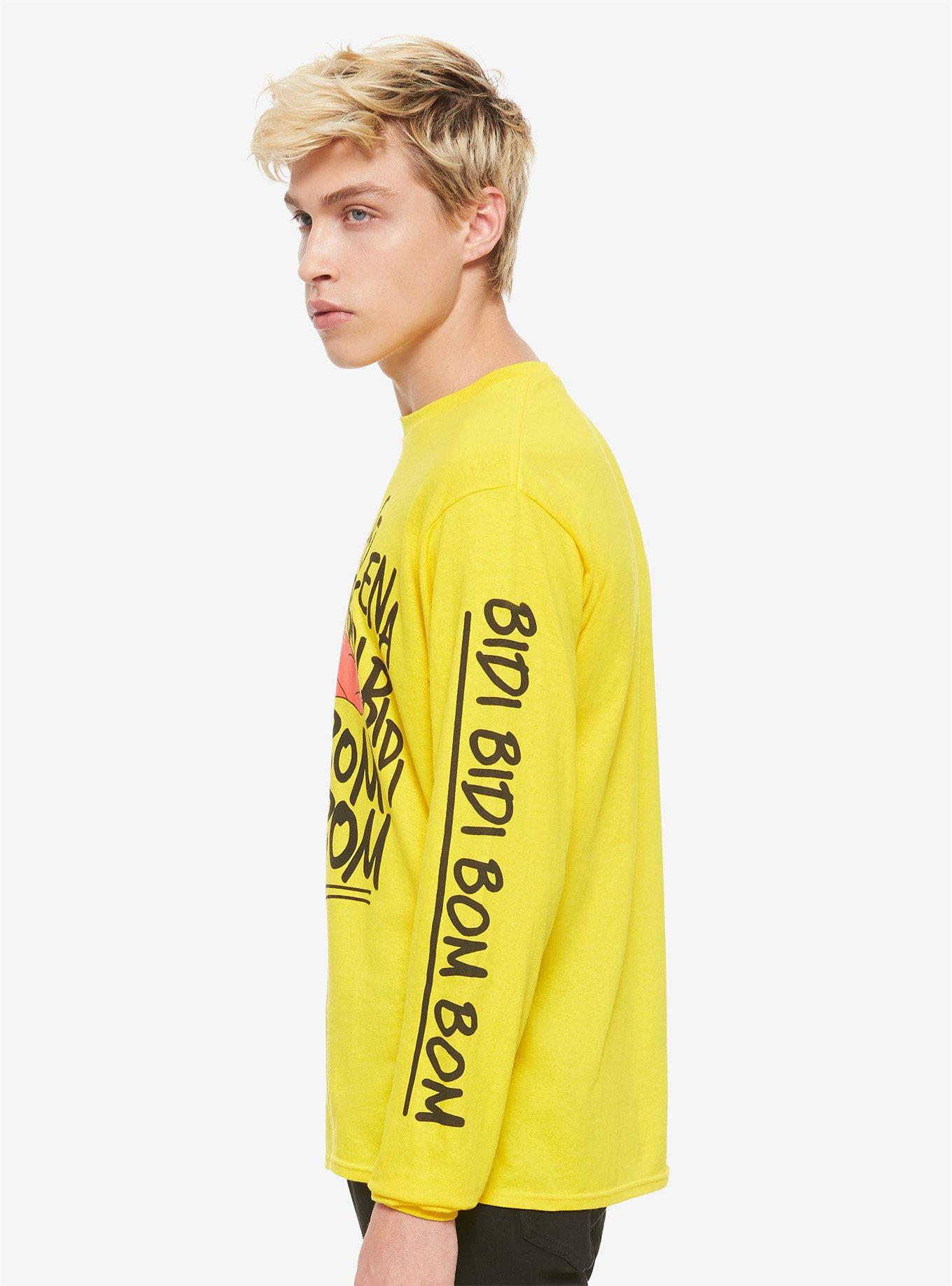 Selena Song Titles Long-Sleeve T-Shirt, YELLOW, alternate