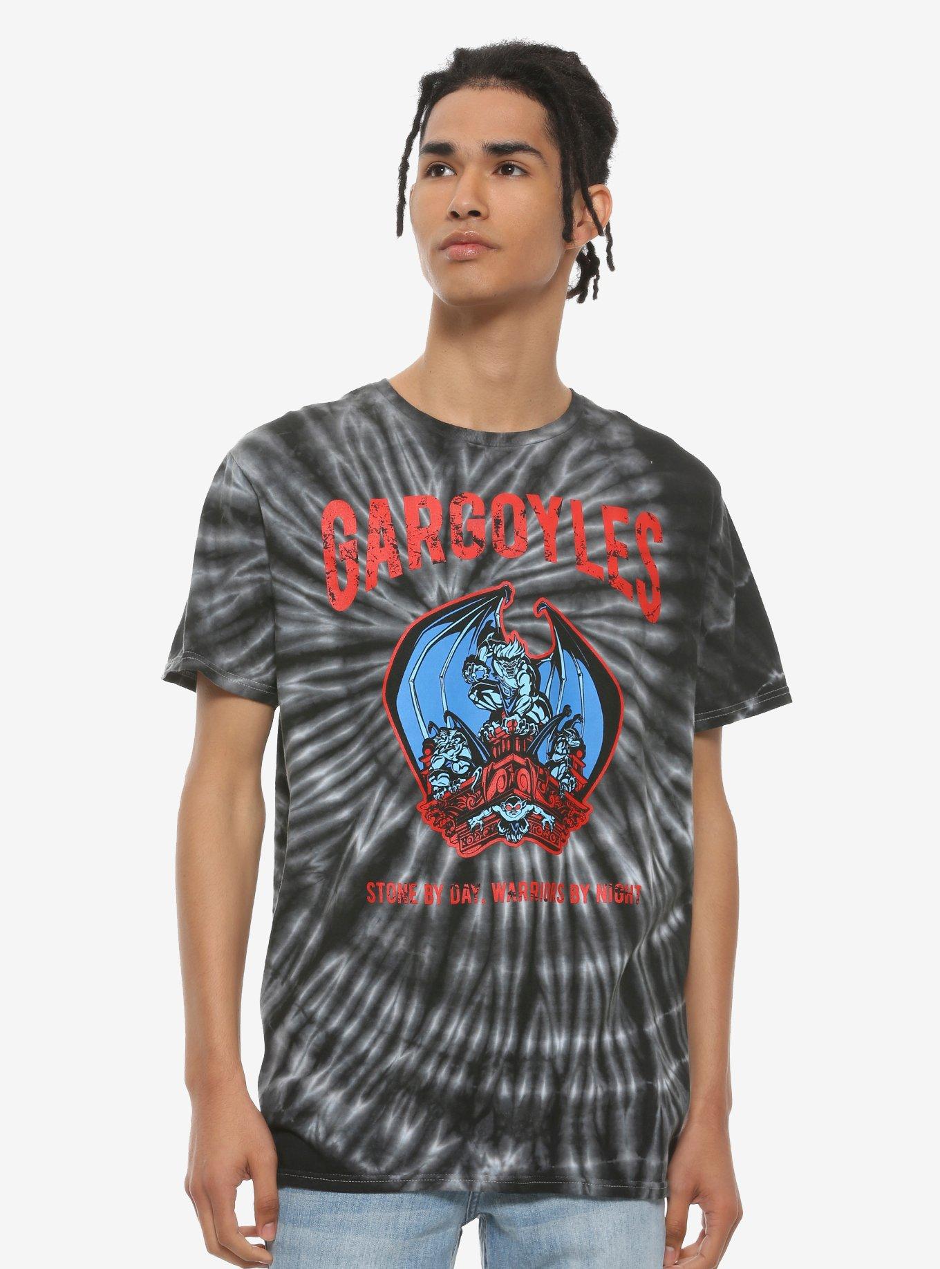 Gargoyles Grey Tie-Dye T-Shirt, MULTI, alternate