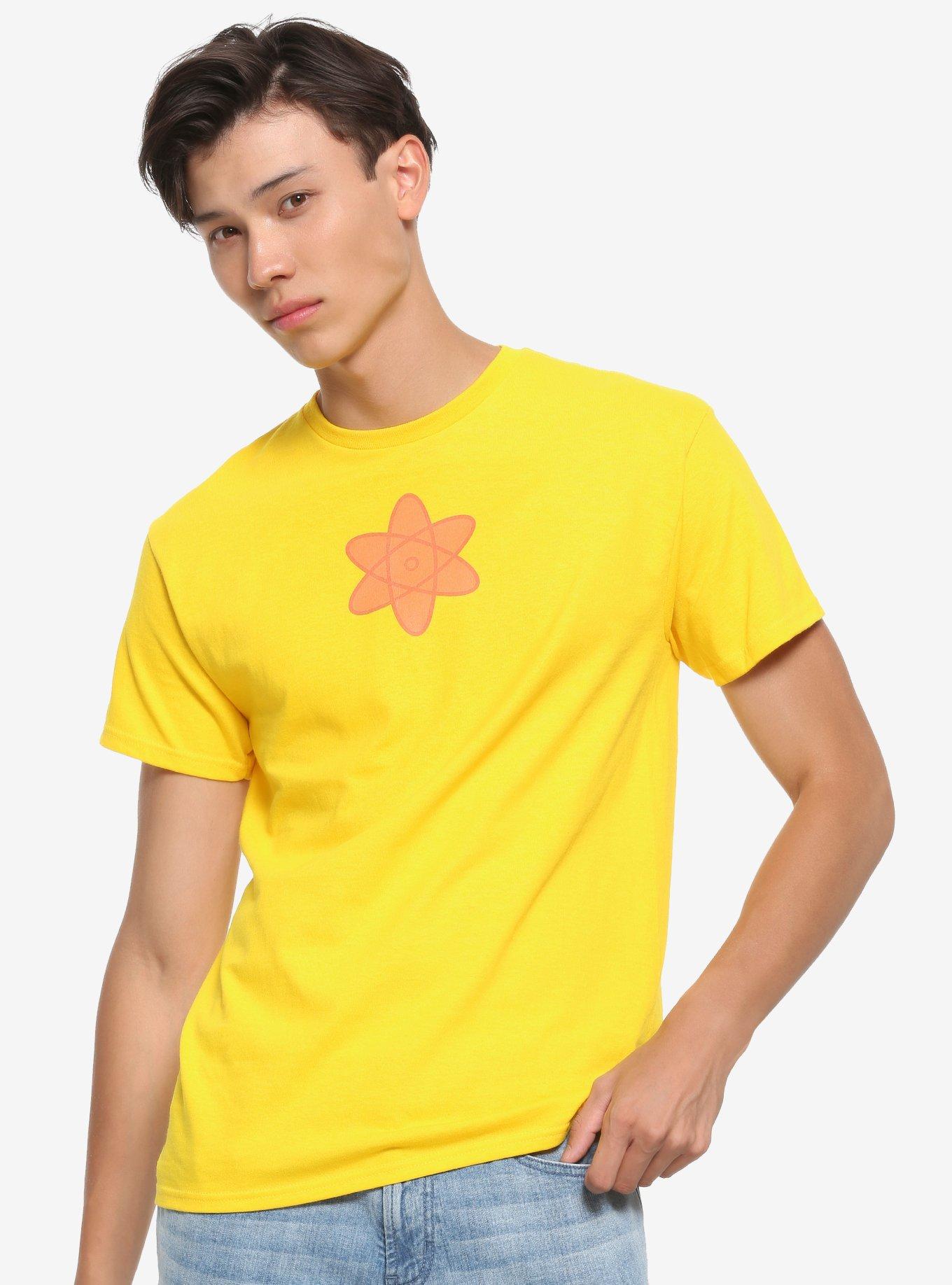 Disney A Goofy Movie Powerline Yellow Logo T-Shirt, YELLOW, alternate
