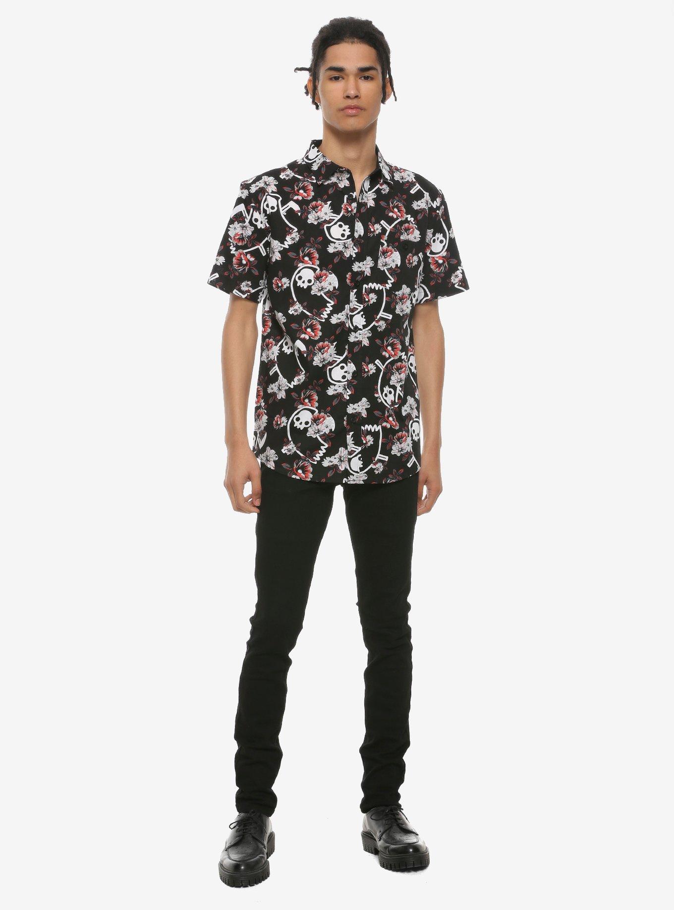 Floral Reaper Button-Up By Obinsun, , alternate