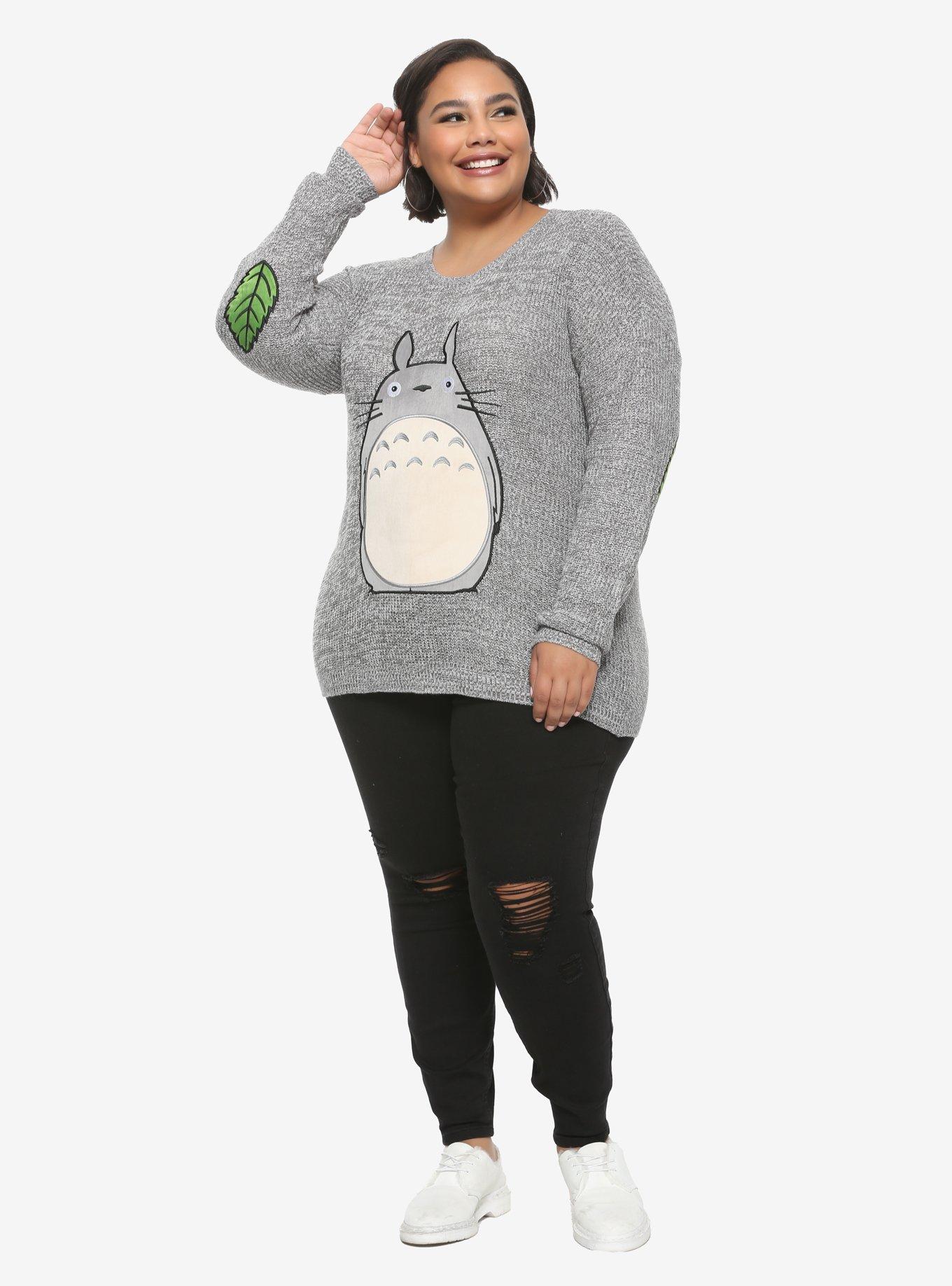 Her Universe Studio Ghibli My Neighbor Totoro Elbow Patch Sweater Plus Size, , hi-res