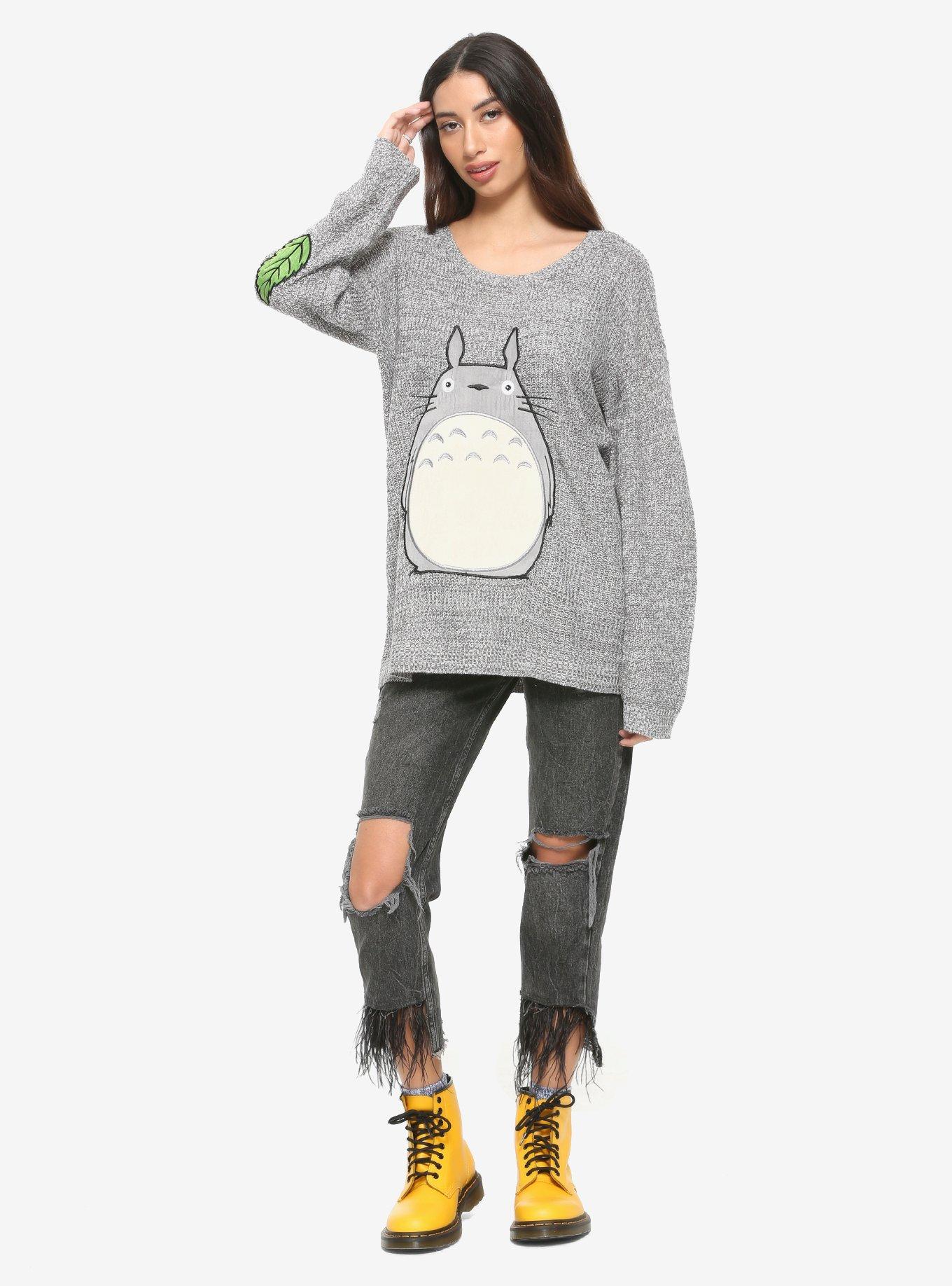 Her Universe Studio Ghibli My Neighbor Totoro Elbow Patch Sweater, MULTI, alternate