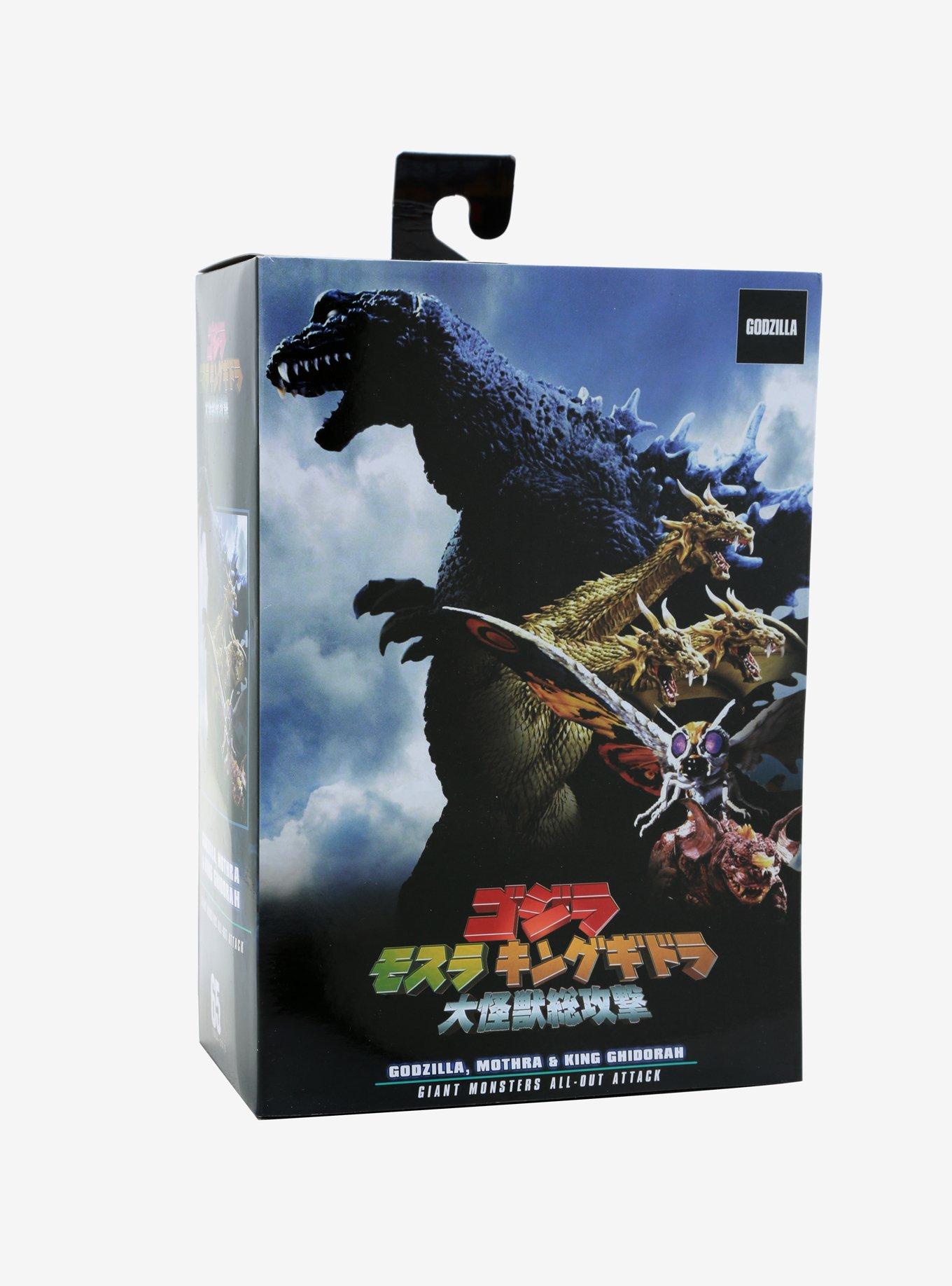 NECA Godzilla Mothra And King Ghidorah: Giant Monsters All-Out Attack Godzilla Atomic Blast Action Figure, , alternate