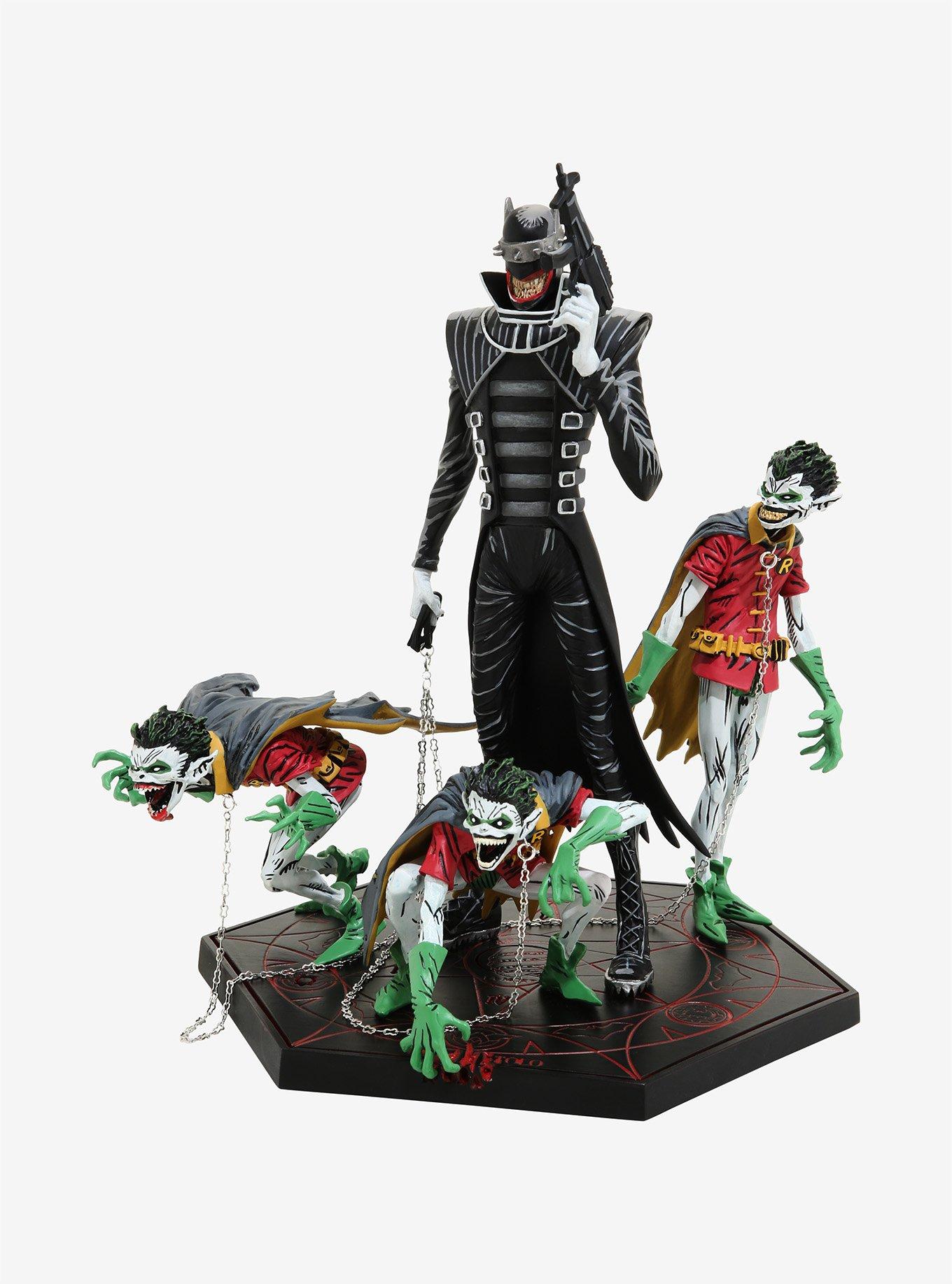 DC Comics Dark Knights: Metal The Batman Who Laughs & Robin Minions Deluxe Statue, , alternate