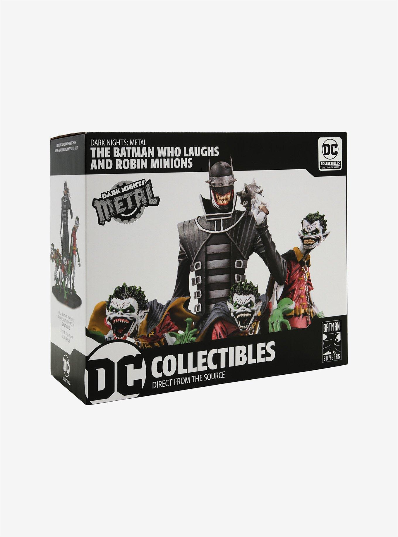 DC Comics Dark Knights: Metal The Batman Who Laughs & Robin Minions Deluxe Statue, , alternate
