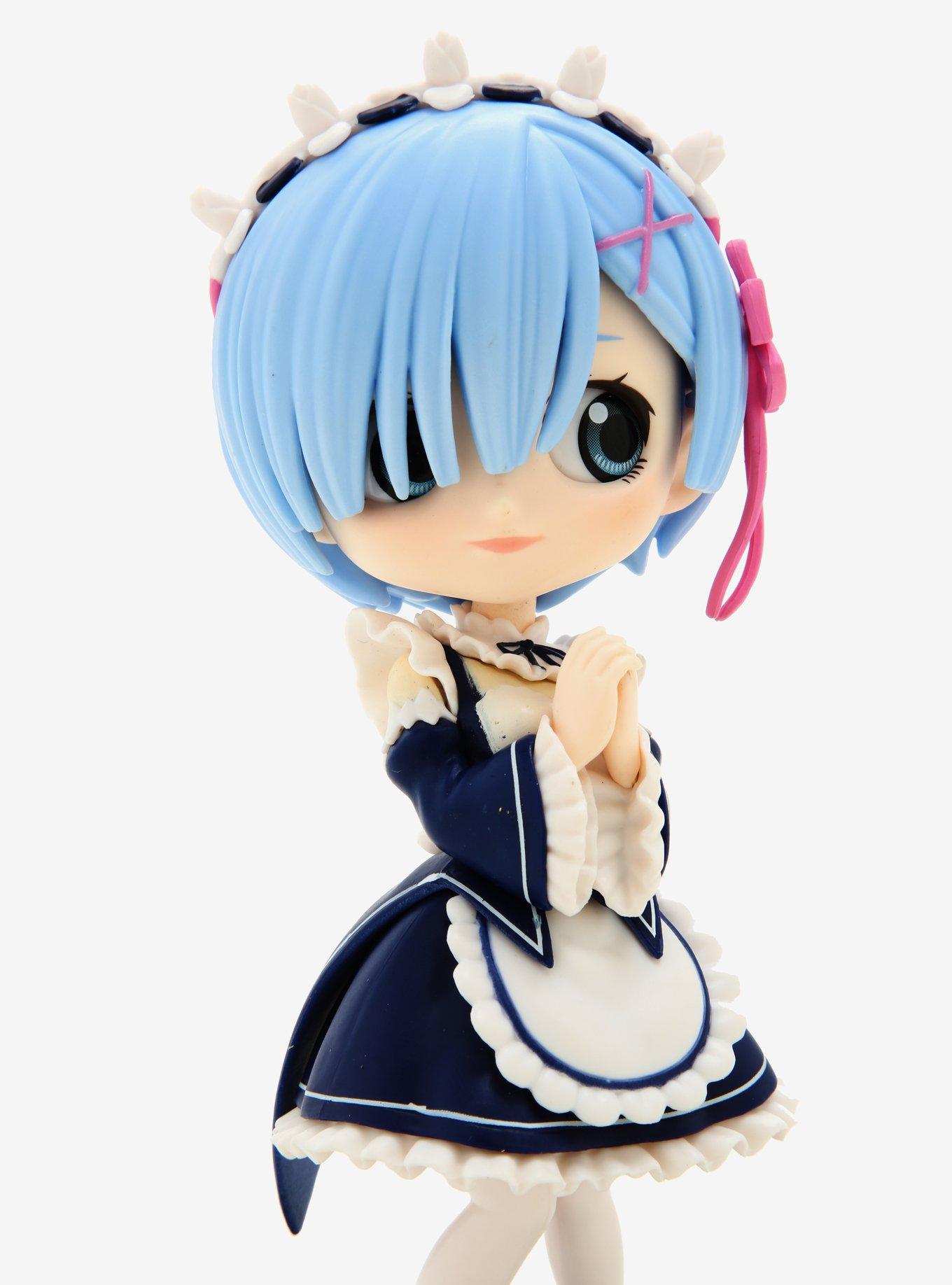 Banpresto Re:ZERO Starting Life in Another World Rem Q Posket Figure (Version B), , alternate