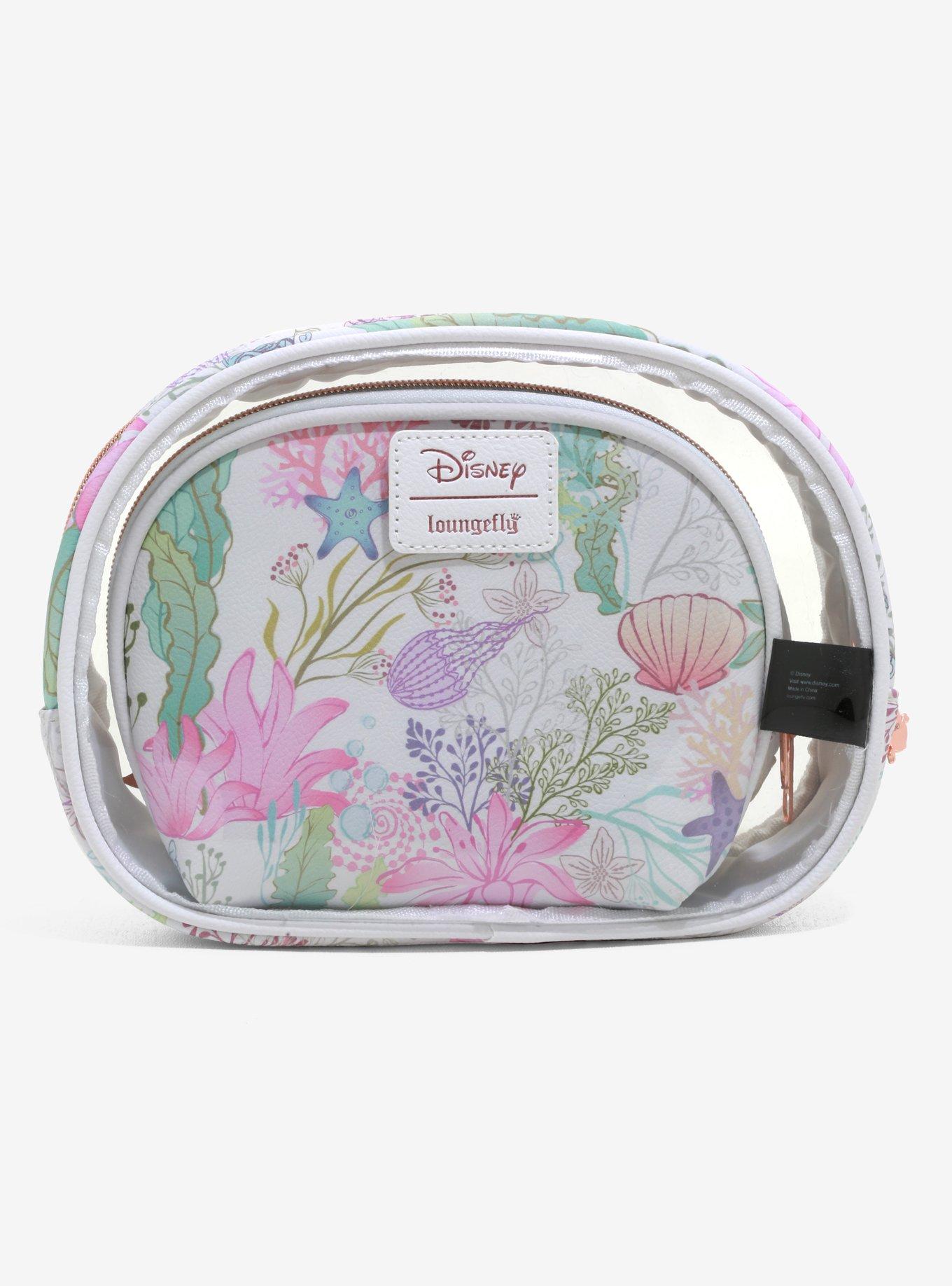 Loungefly Disney The Little Mermaid Makeup Bag Set, , alternate