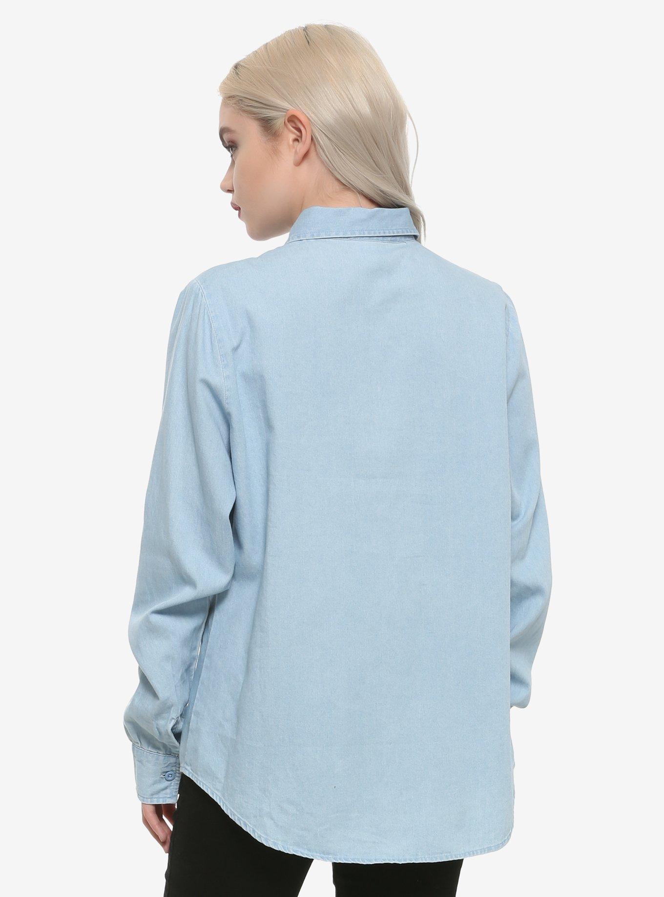 Her Universe Star Wars: The Rise Of Skywalker Droids Woven Button-Up, , alternate