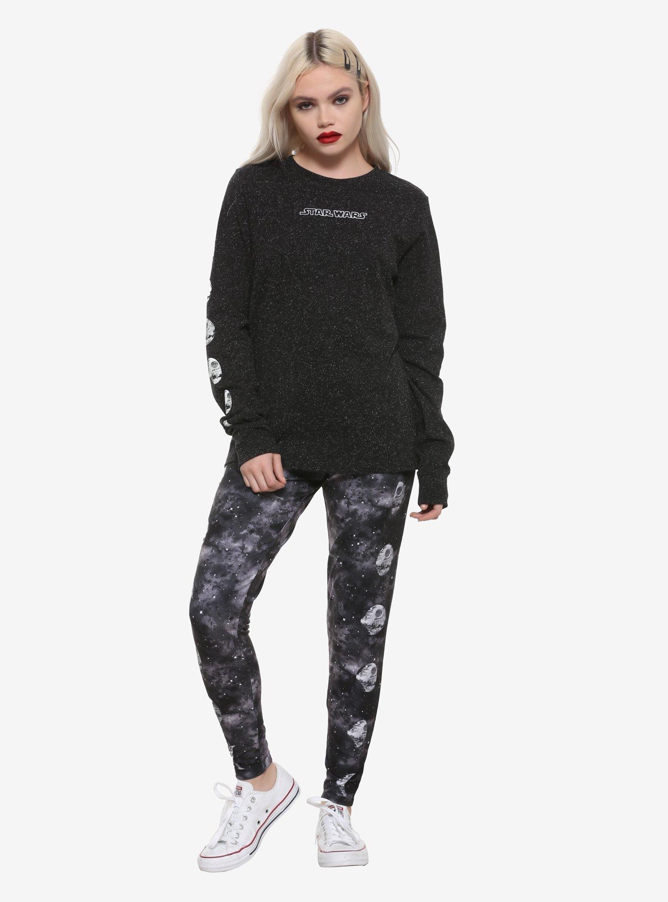 Her Universe Star Wars: The Rise Of Skywalker Death Star Moon Phases Long-Sleeve T-Shirt, MULTI, alternate