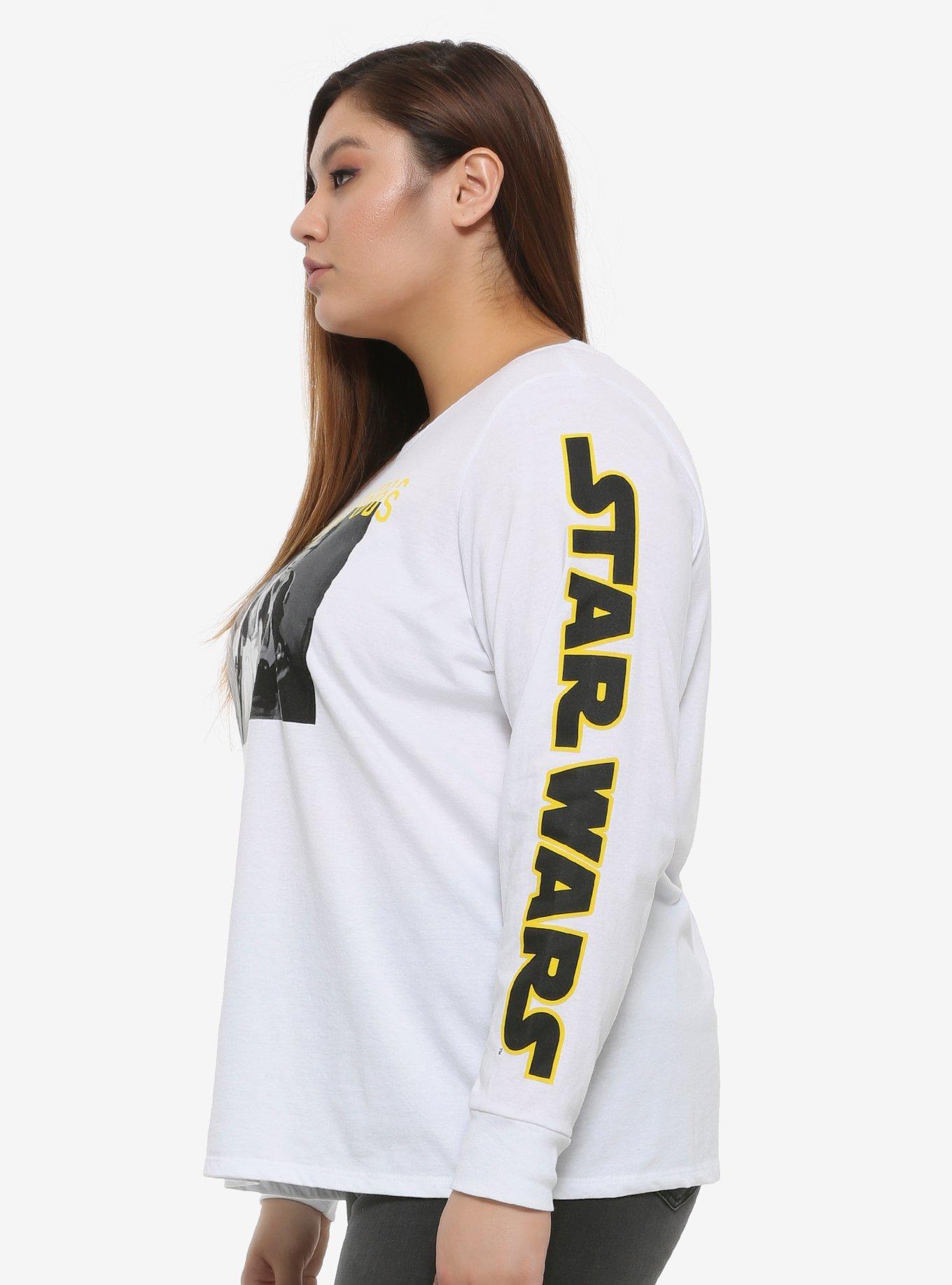 Her Universe Star Wars Never Tell Me The Odds Long-Sleeve T-Shirt Plus Size, , alternate