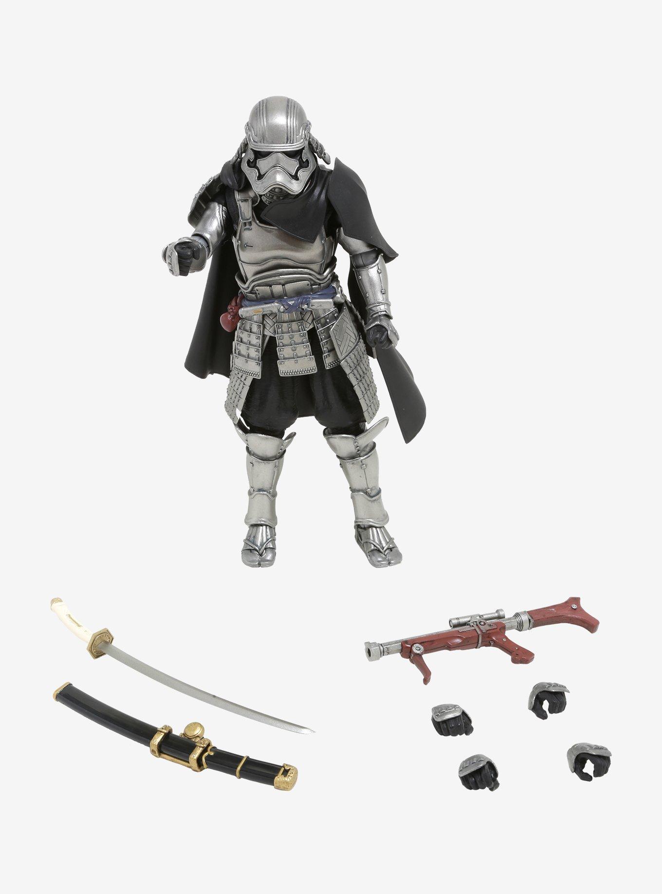 Bandai Spirits Star Wars Mei Sho Movie Realization Ashigaru Captain Phasma Action Figure, , alternate
