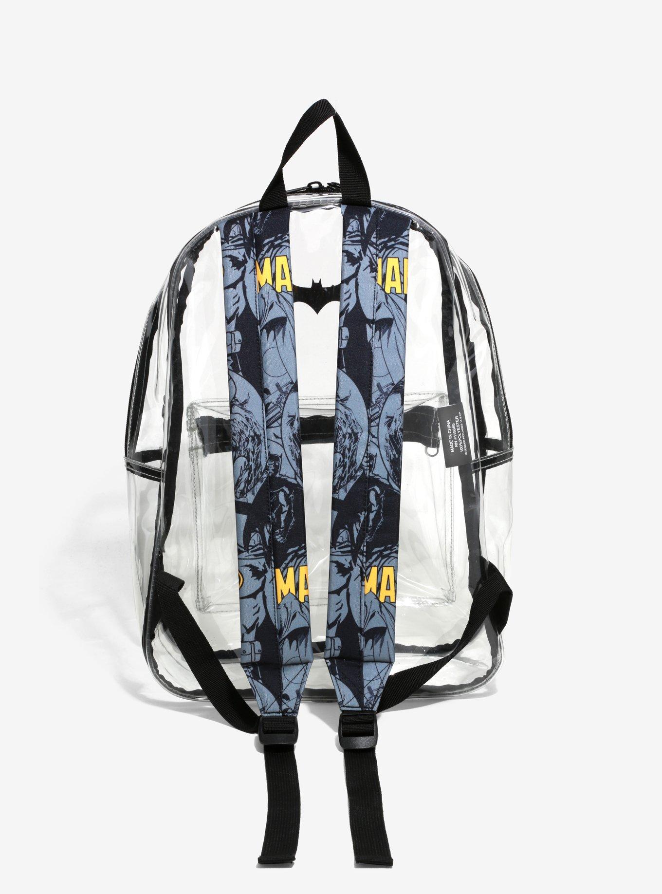 DC Comics Batman Clear Backpack, , alternate