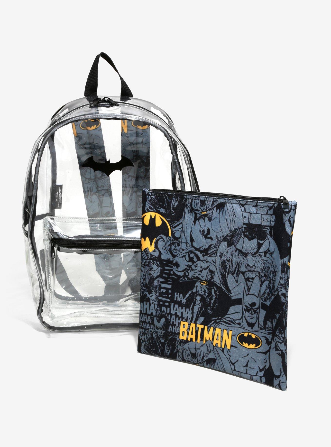 DC Comics Batman Clear Backpack, , alternate