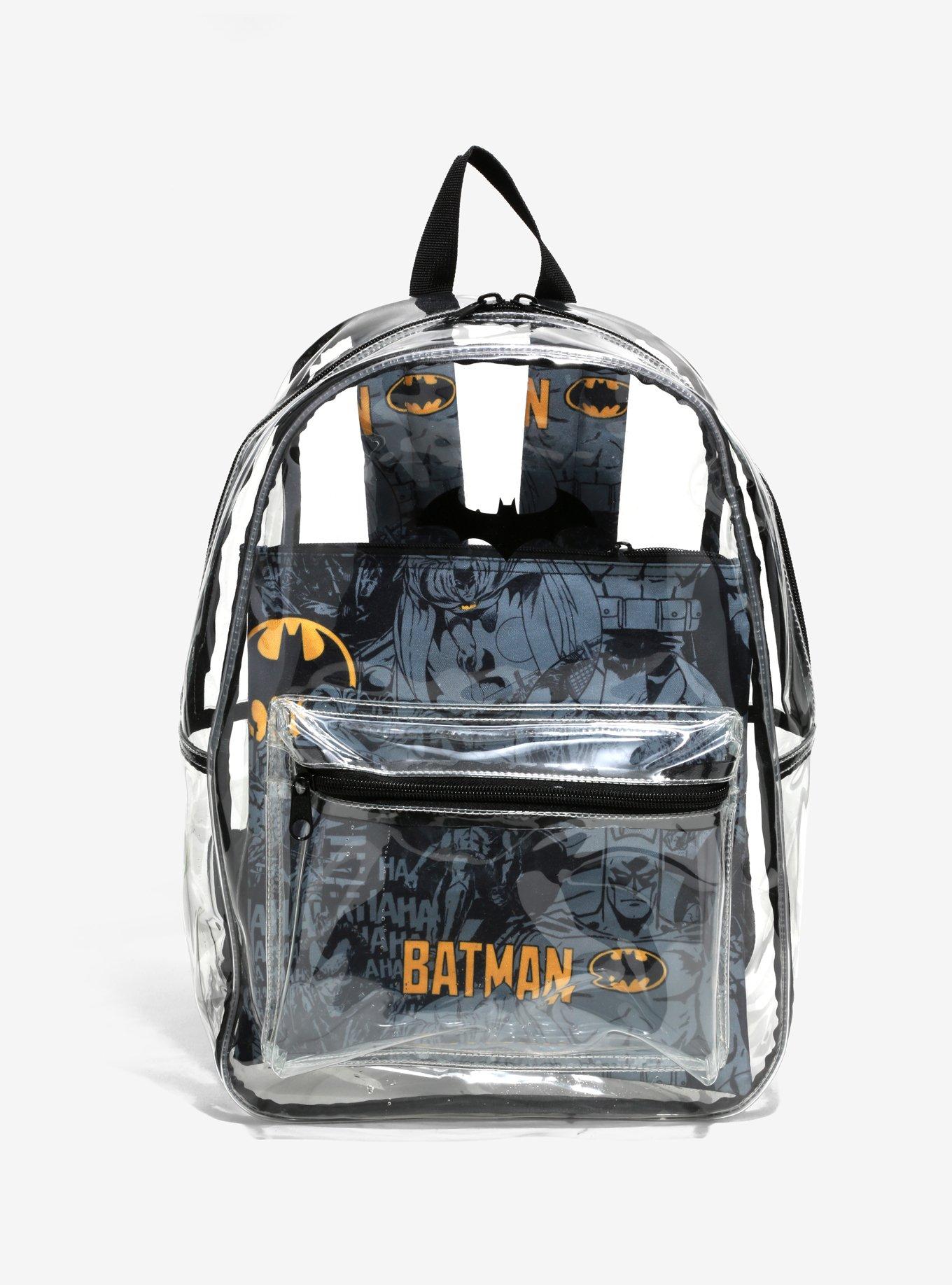 DC Comics Batman Clear Backpack Hot Topic