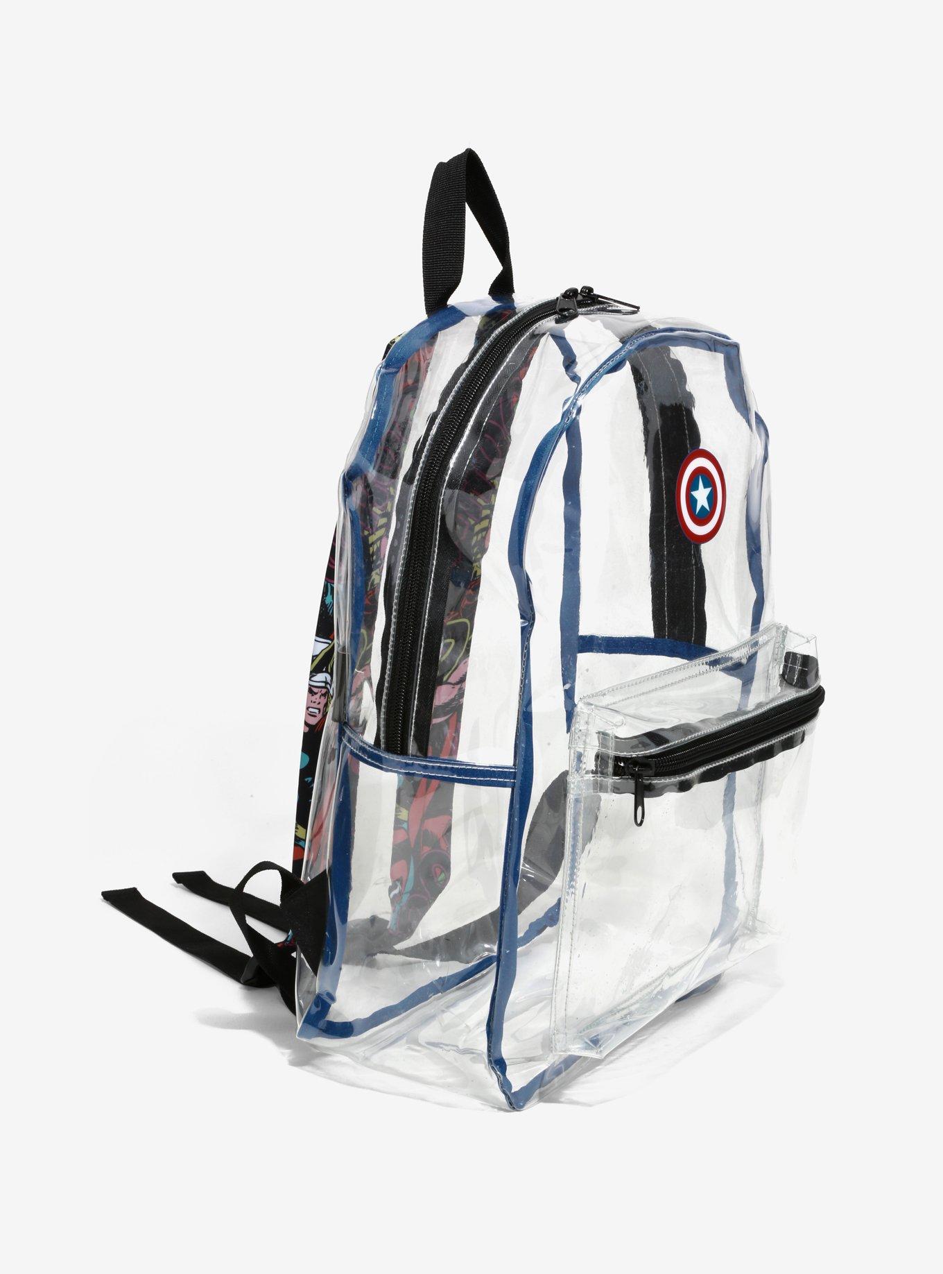 Marvel Avengers Clear Backpack, , alternate