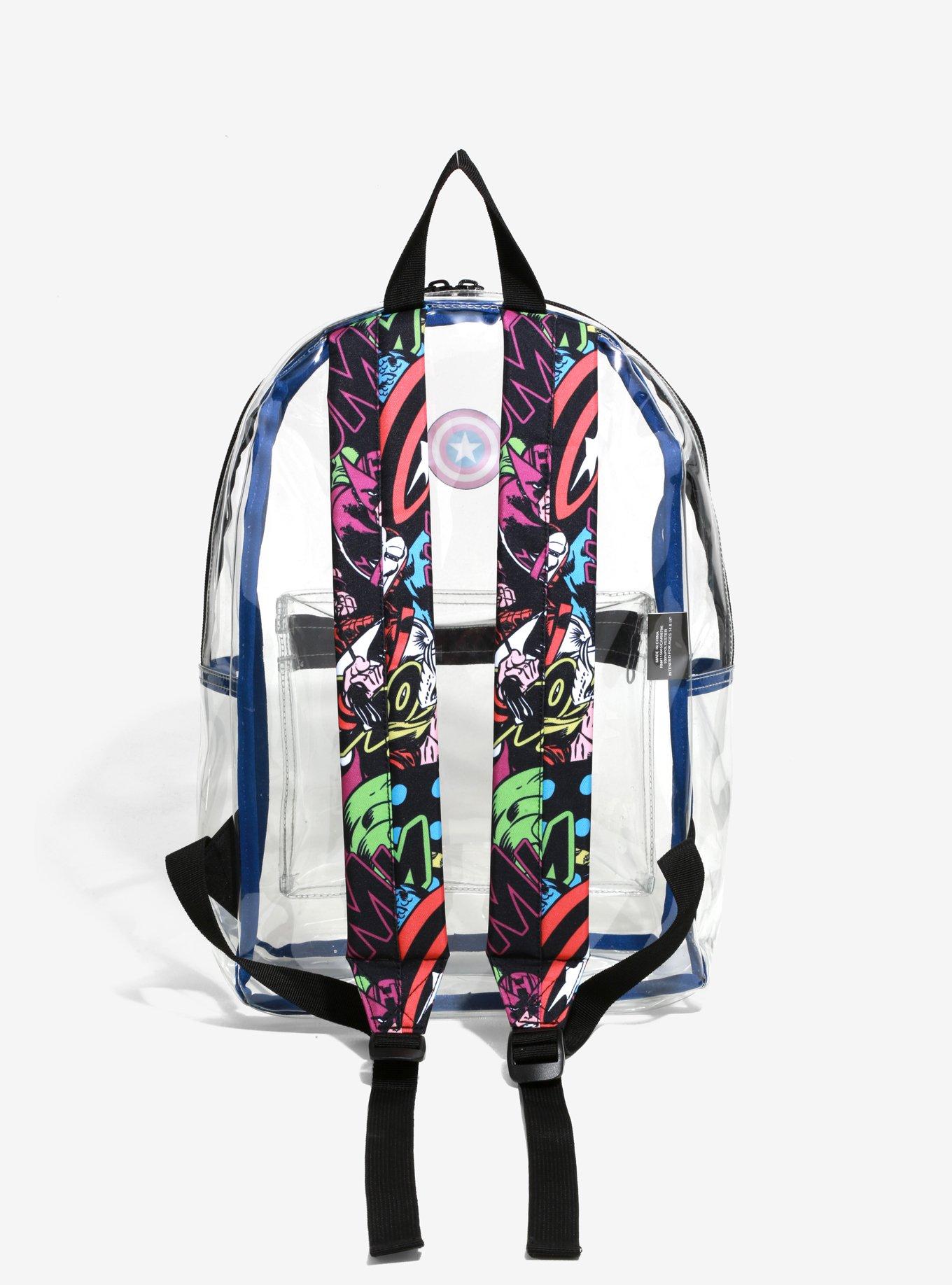 Marvel Avengers Clear Backpack, , alternate