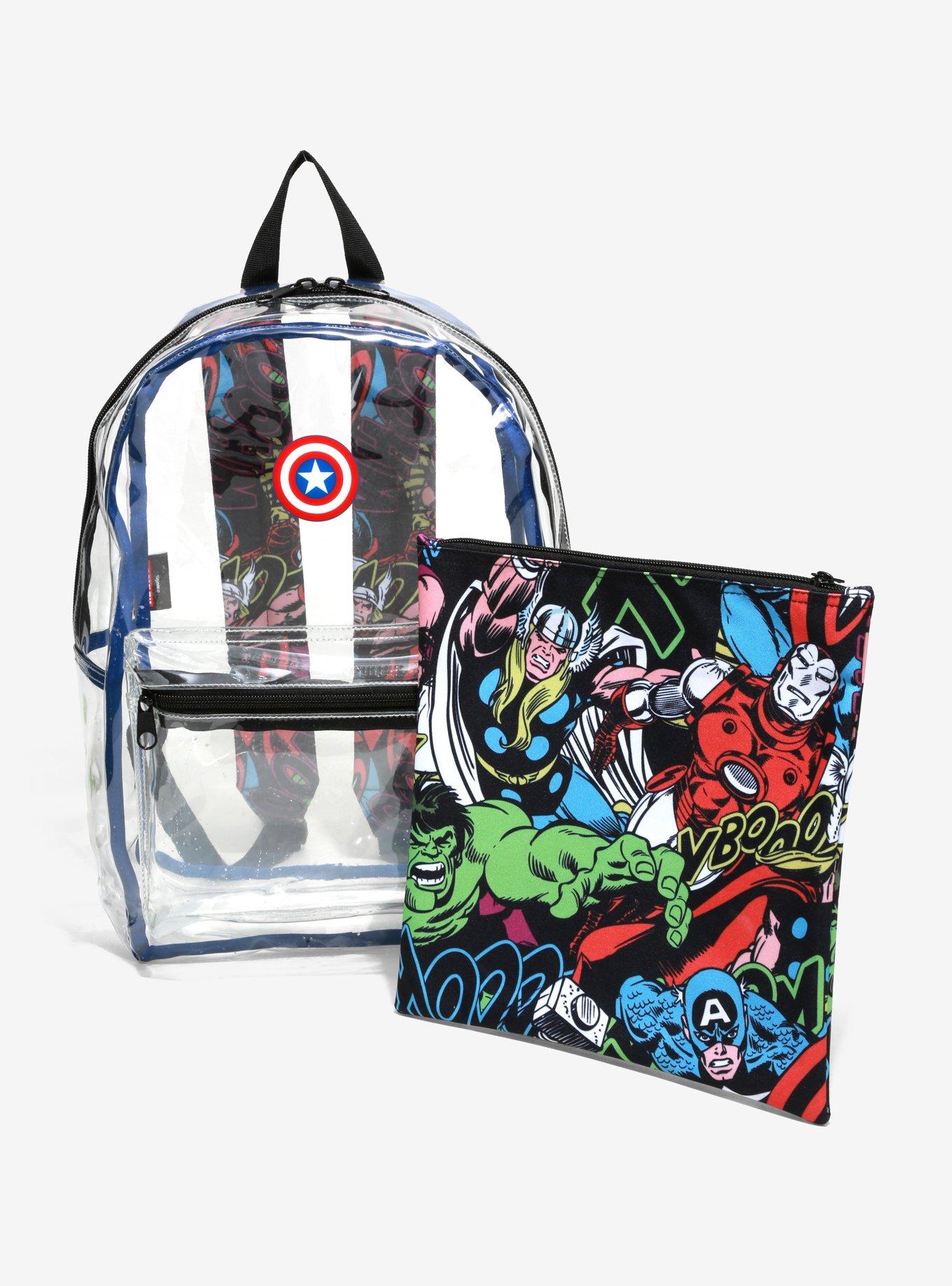 Marvel Avengers Clear Backpack, , alternate