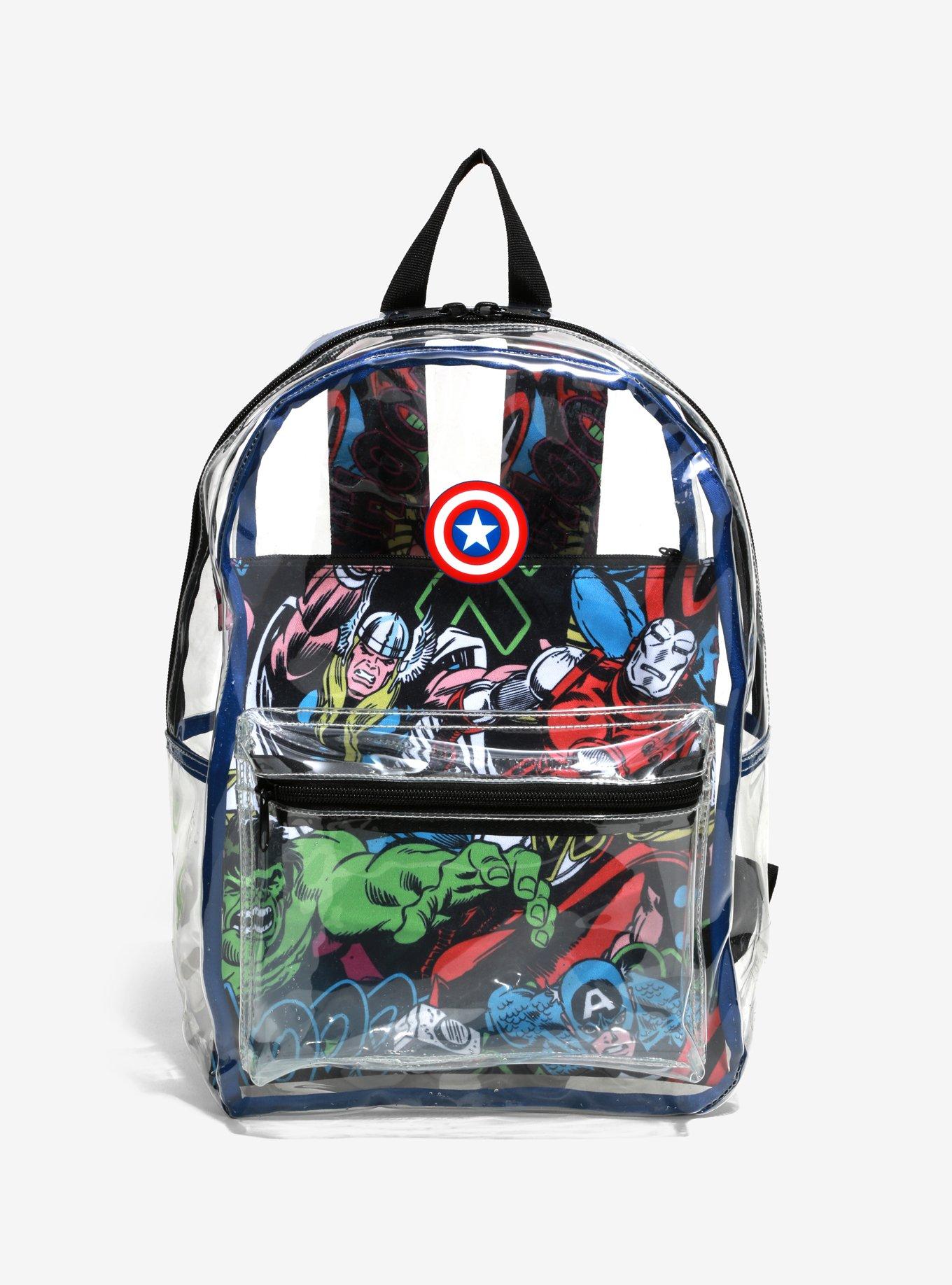 Marvel Avengers Clear Backpack, , alternate